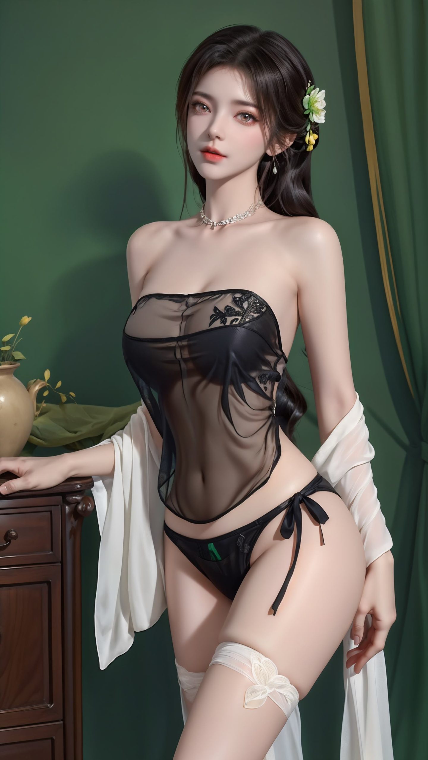 图片[35]-AI绘画 232 完美-云曦肚兜[148P] – 速更版-美库