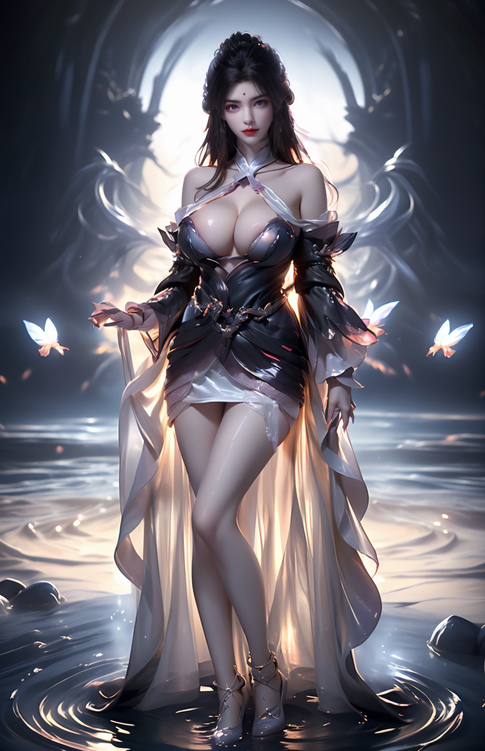 图片[10]-AI绘画 235 完美-月婵[41P] – 速更版-美库