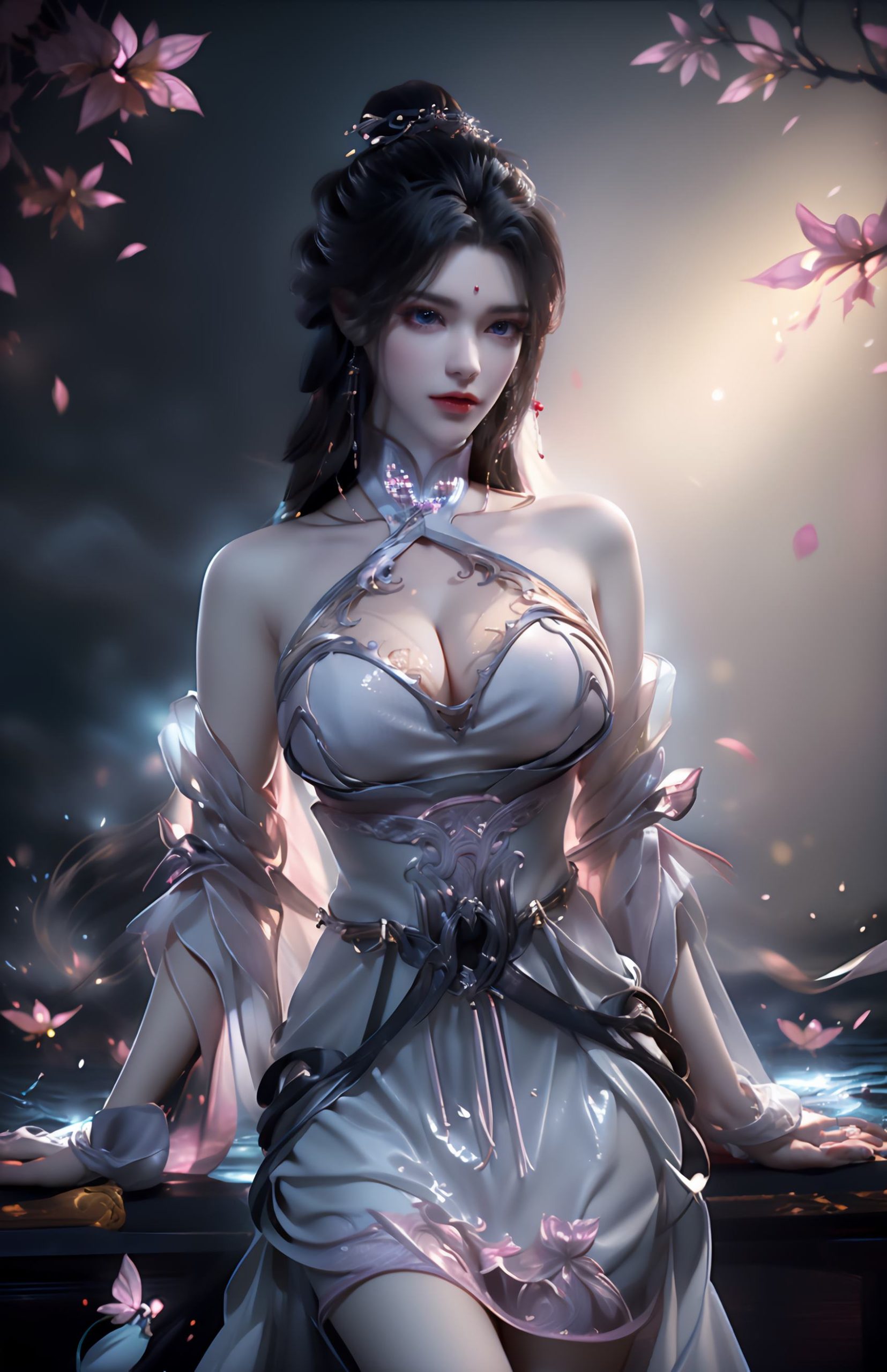 图片[19]-AI绘画 235 完美-月婵[41P] – 速更版-美库