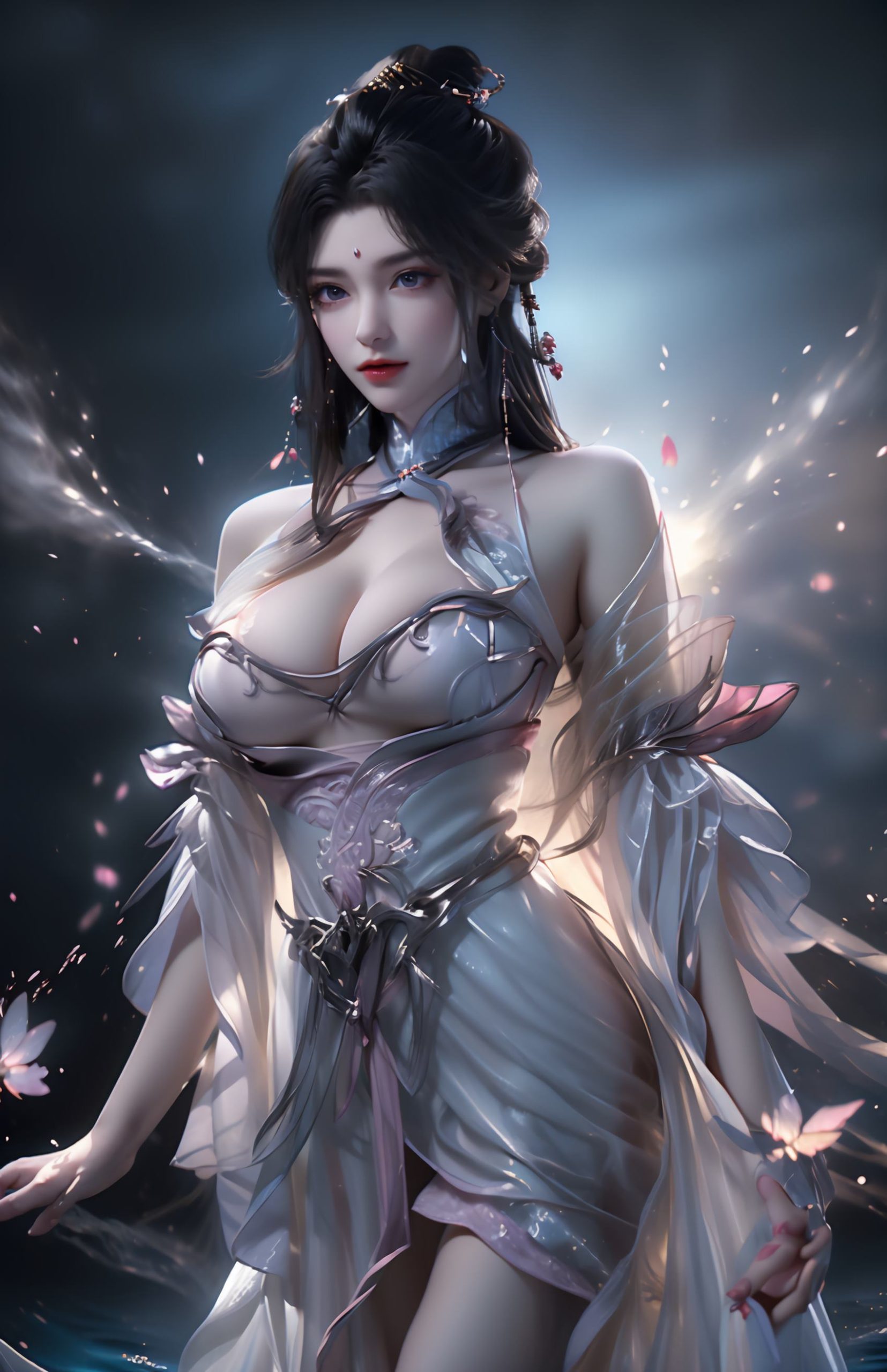 图片[20]-AI绘画 235 完美-月婵[41P] – 速更版-美库