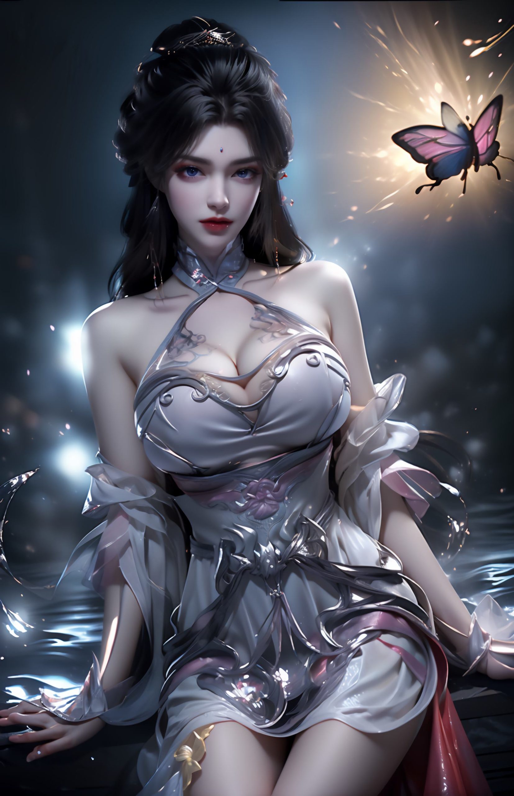 图片[21]-AI绘画 235 完美-月婵[41P] – 速更版-美库