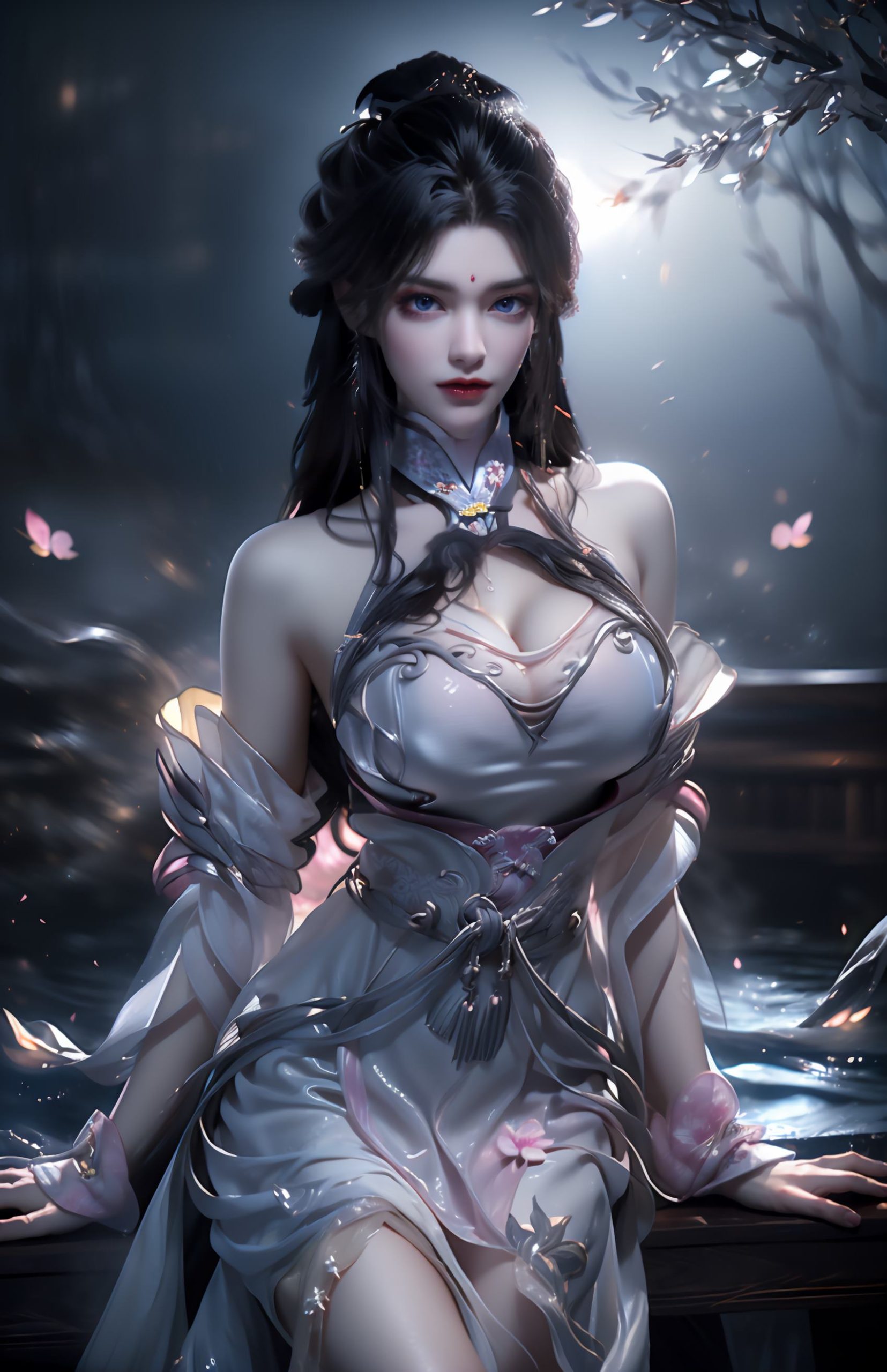 图片[25]-AI绘画 235 完美-月婵[41P] – 速更版-美库