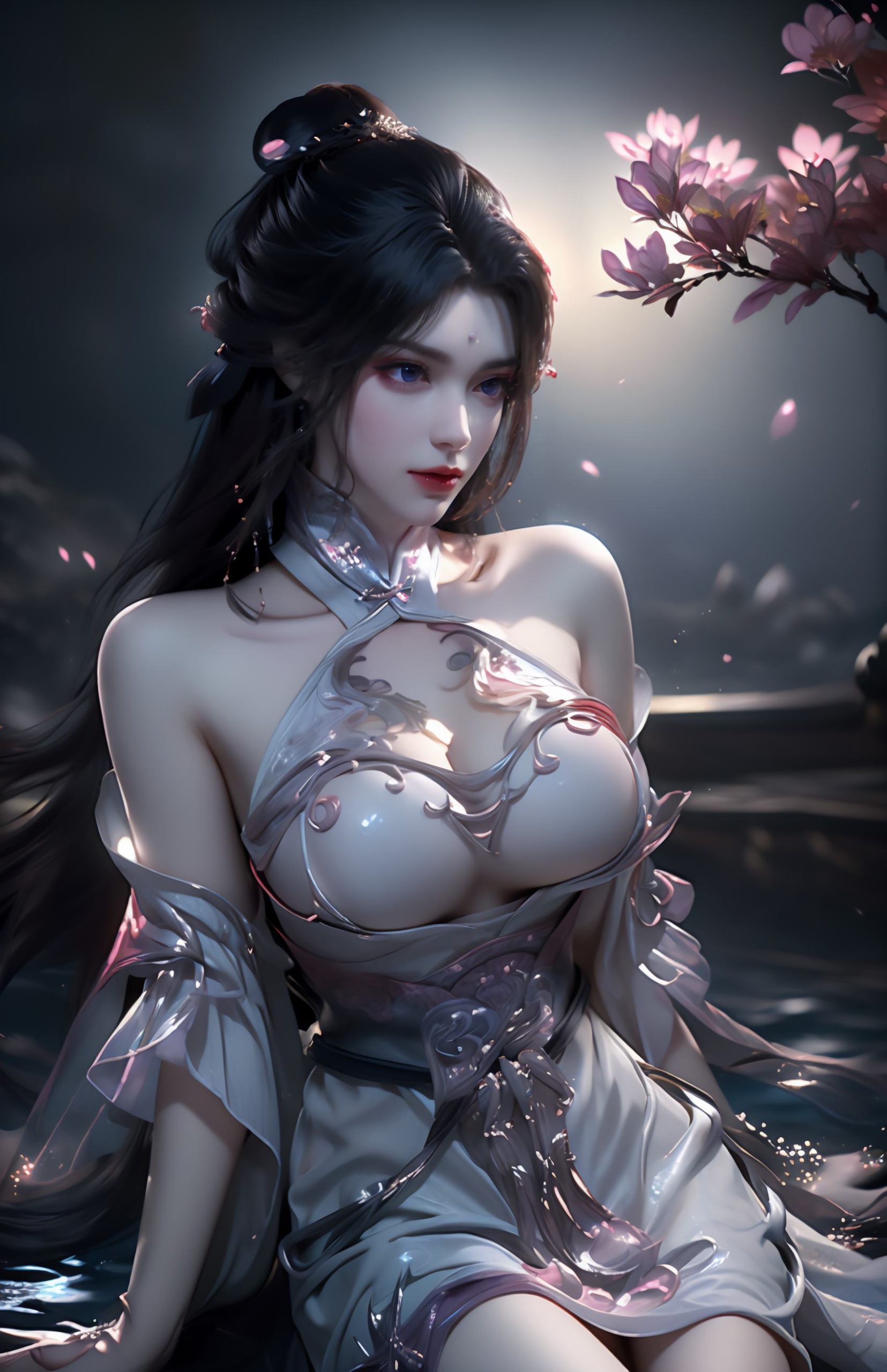 图片[26]-AI绘画 235 完美-月婵[41P] – 速更版-美库