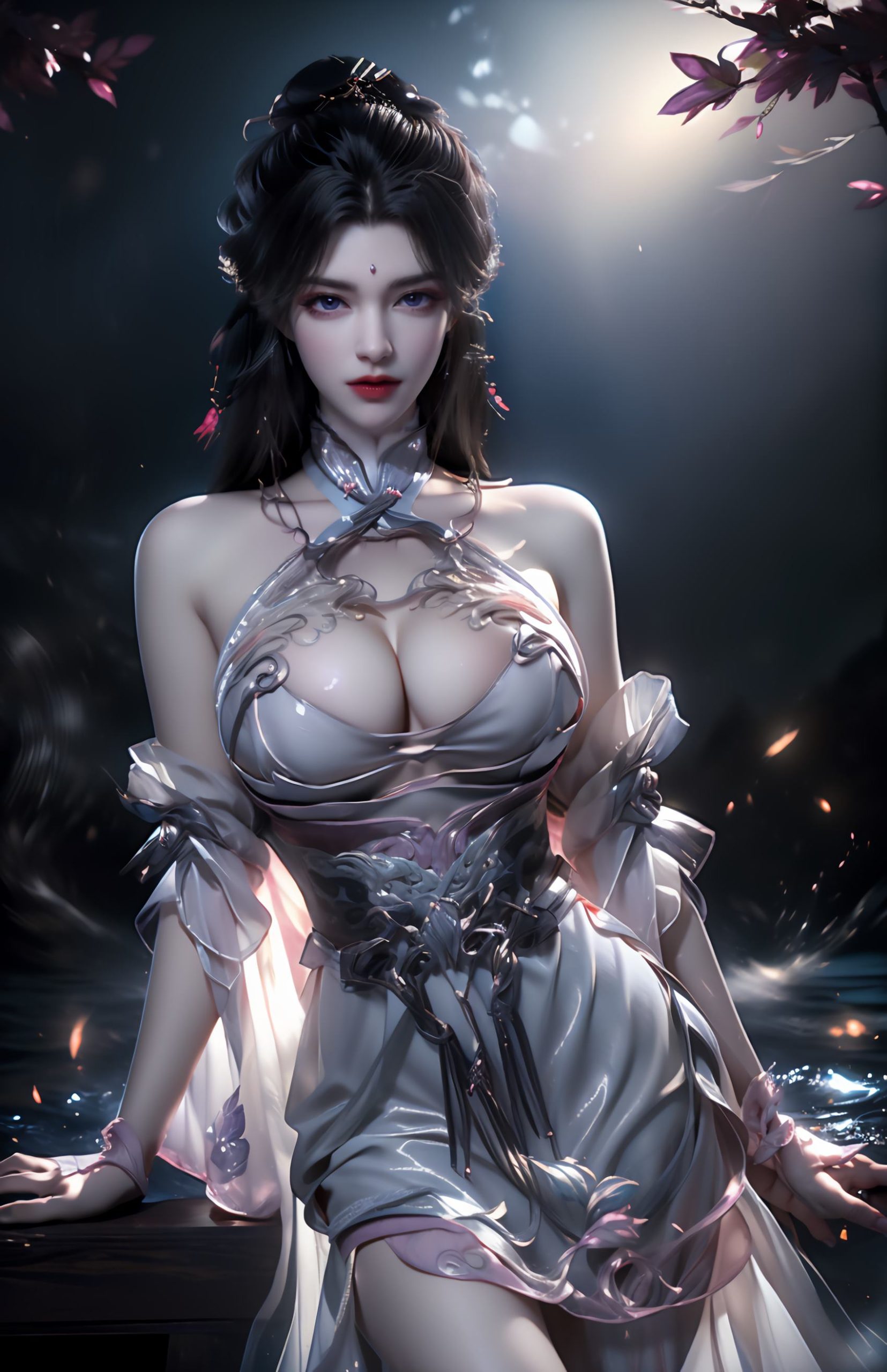 图片[31]-AI绘画 235 完美-月婵[41P] – 速更版-美库