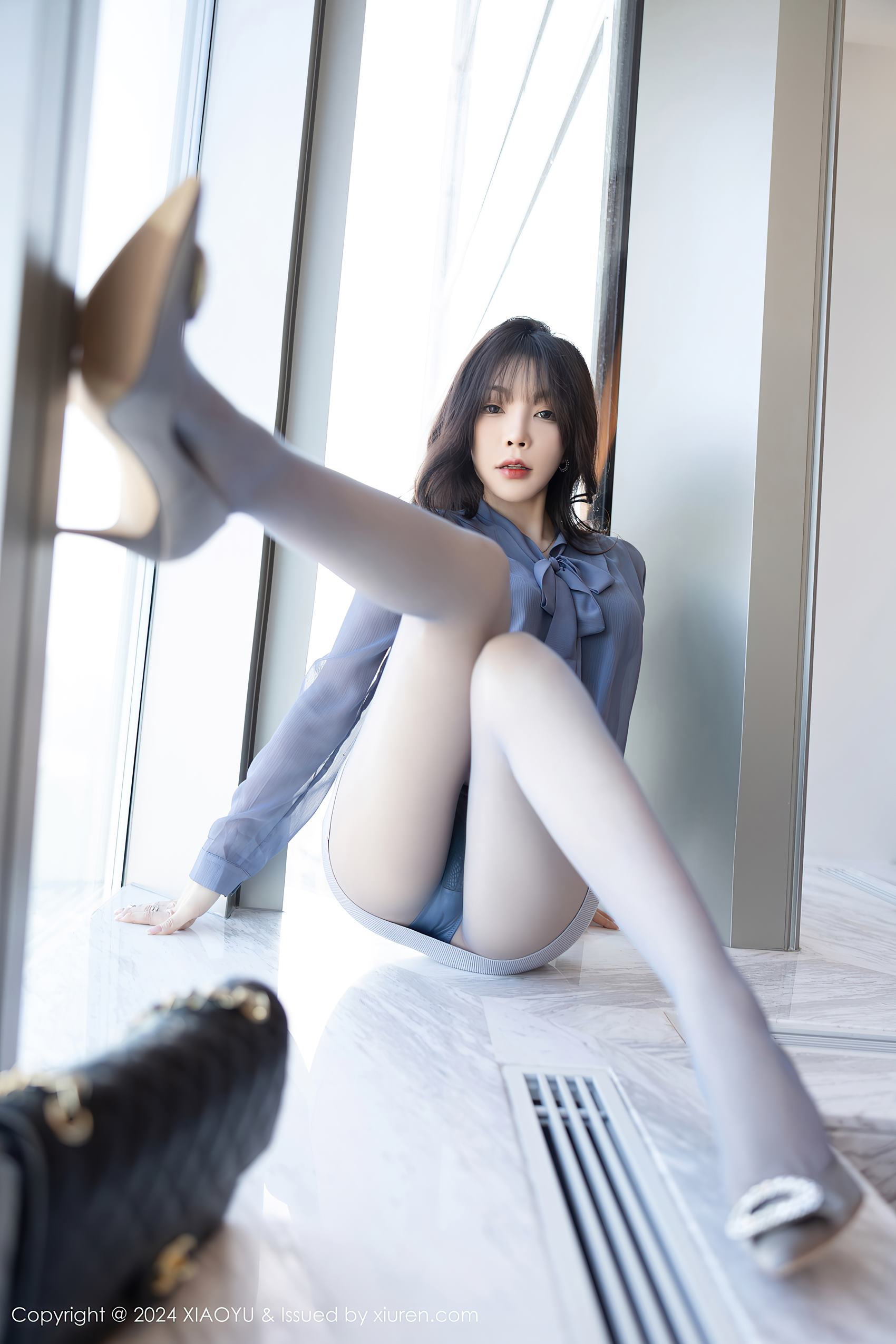 图片[25]-[XIAOYU语画界]2024.03.14 VOL.1219 徐莉芝Booty 蓝丝好看吗 [40+1P] – 速更版-美库