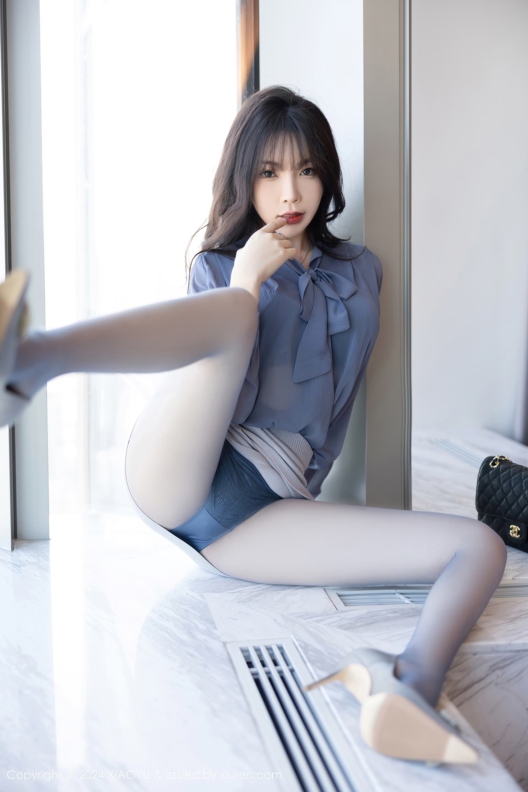 图片[26]-[XIAOYU语画界]2024.03.14 VOL.1219 徐莉芝Booty 蓝丝好看吗 [40+1P] – 速更版-美库