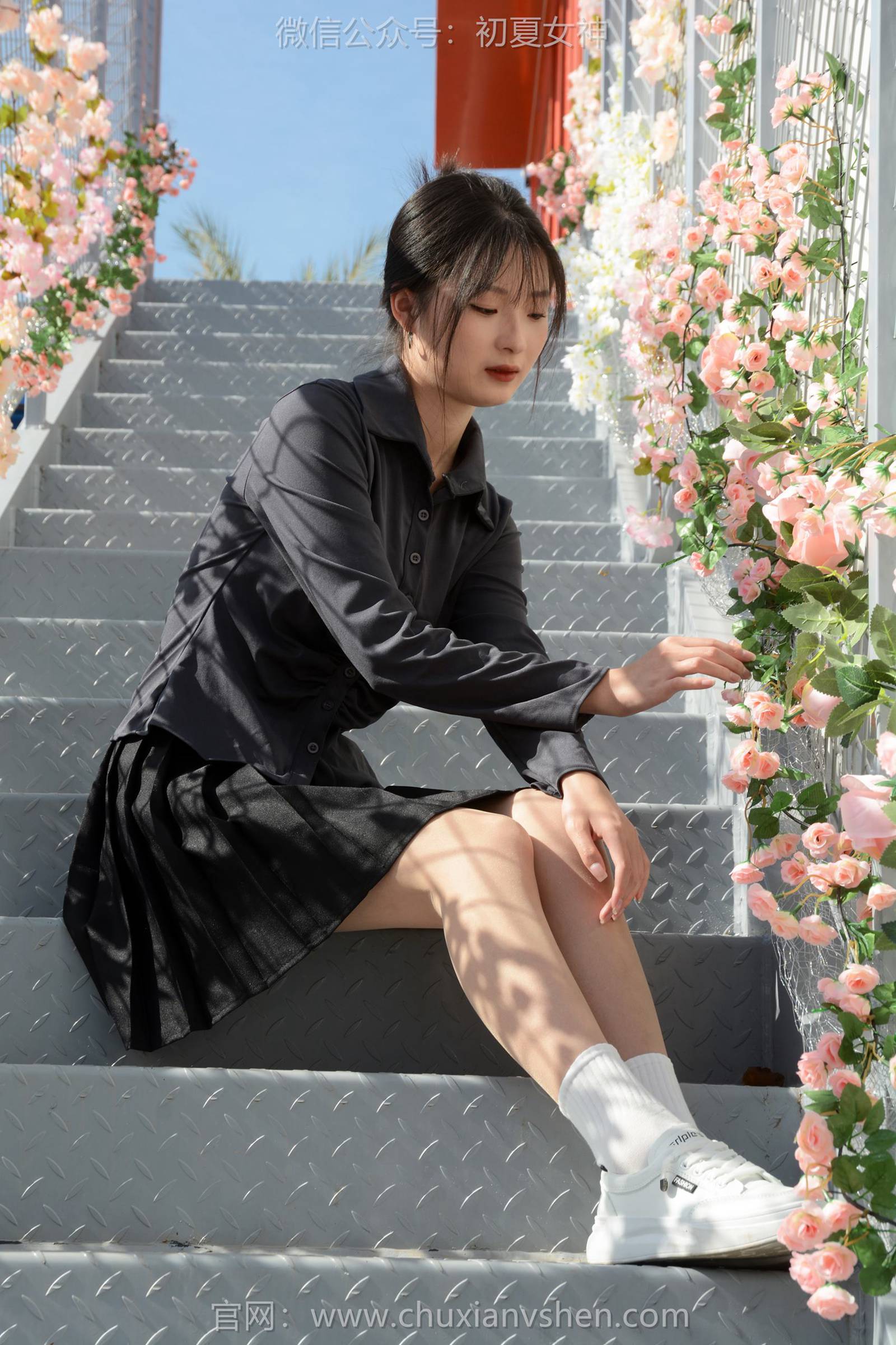 图片[25]-初夏女神 NO.112 安妮 绿叶鲜花[140P] – 速更版-美库