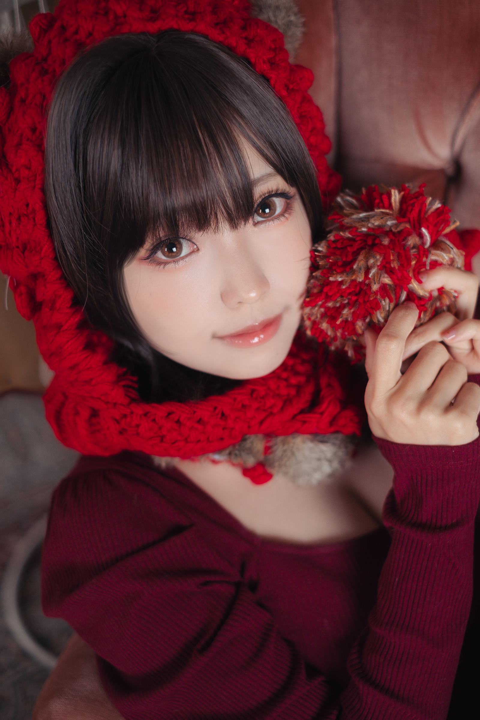图片[13]-Ely_eee(ElyEE子)  – 红色 KNITTING[52P] – 速更版-美库
