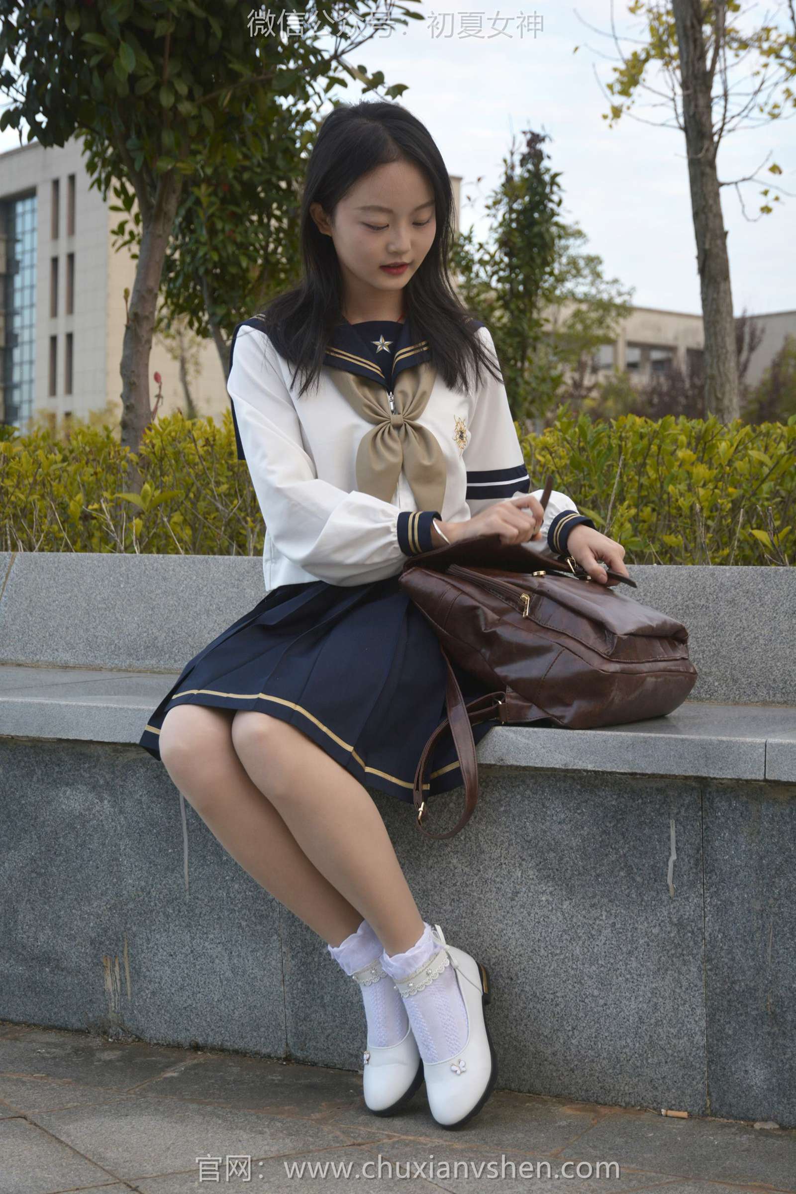 图片[12]-初夏女神 NO.113 双双 海军服JK[140P] – 速更版-美库