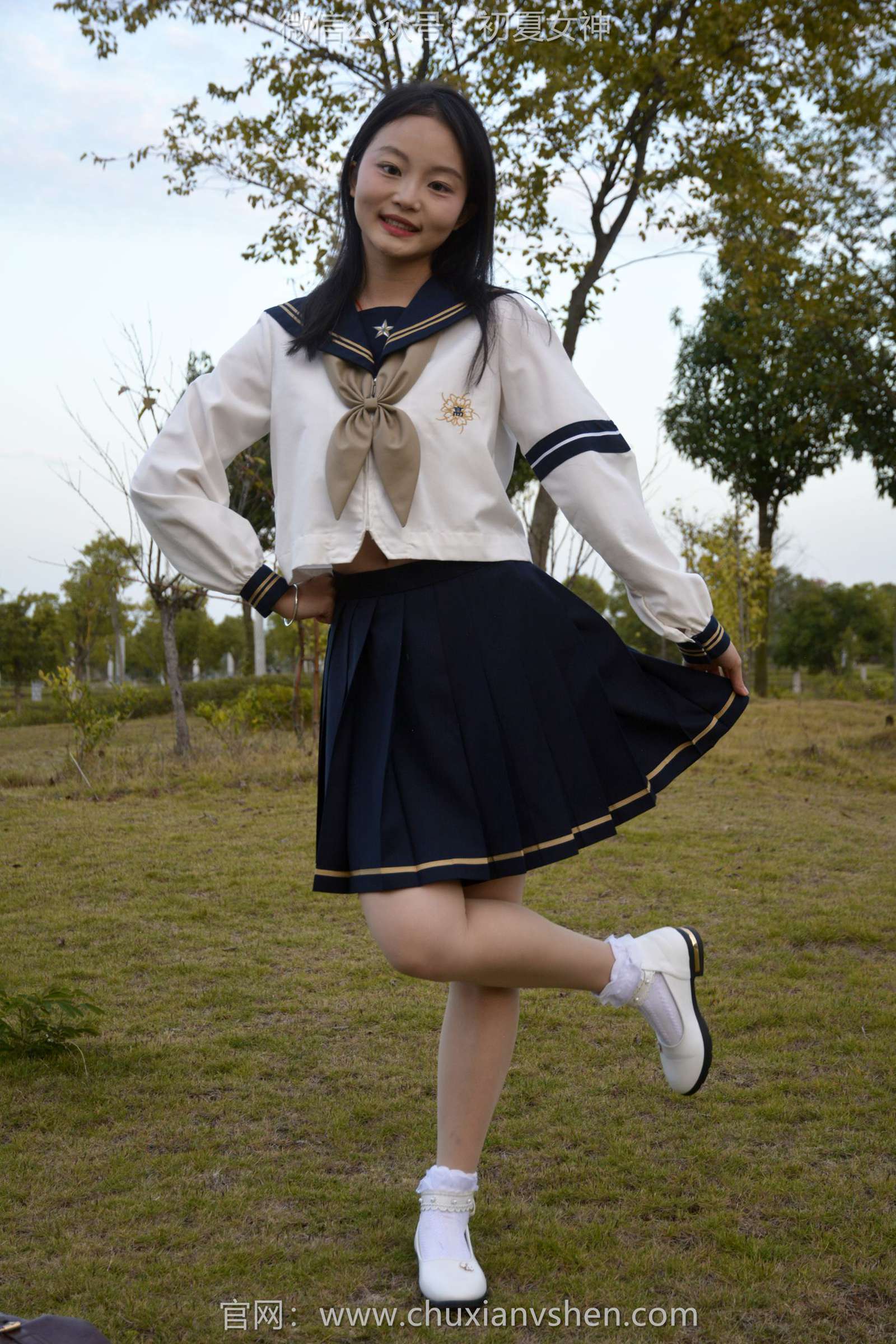 图片[43]-初夏女神 NO.113 双双 海军服JK[140P] – 速更版-美库