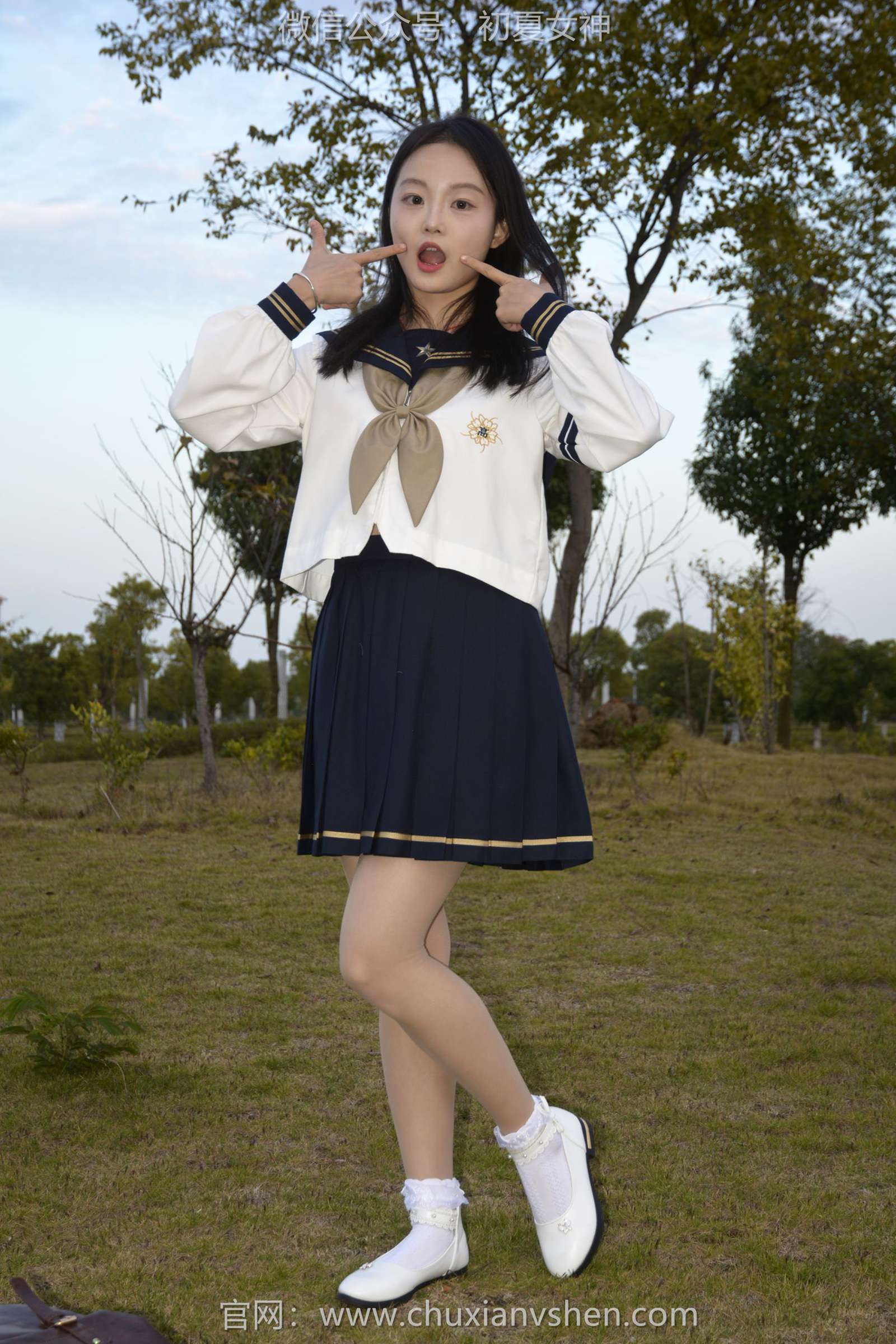 图片[49]-初夏女神 NO.113 双双 海军服JK[140P] – 速更版-美库