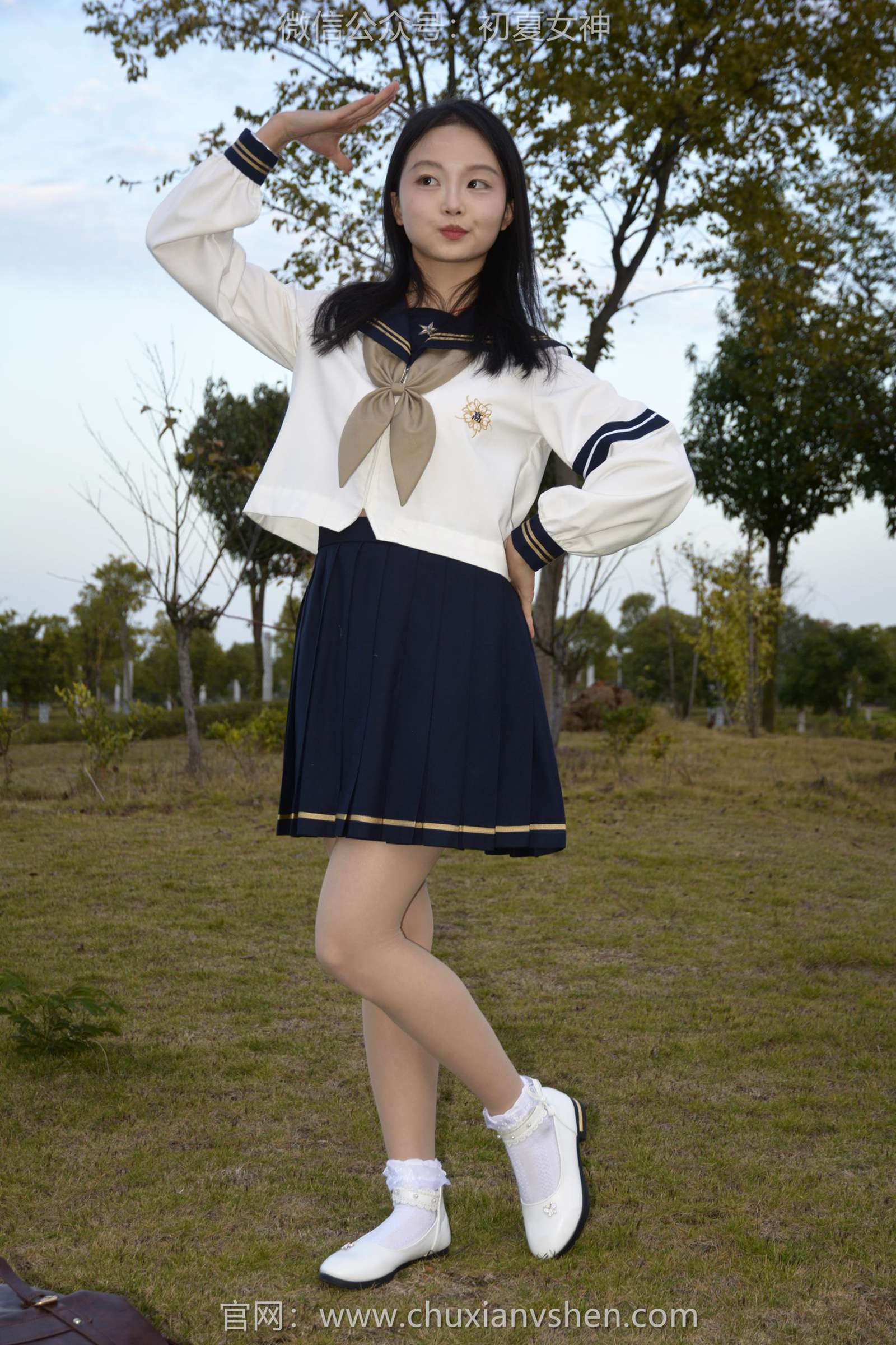 图片[50]-初夏女神 NO.113 双双 海军服JK[140P] – 速更版-美库