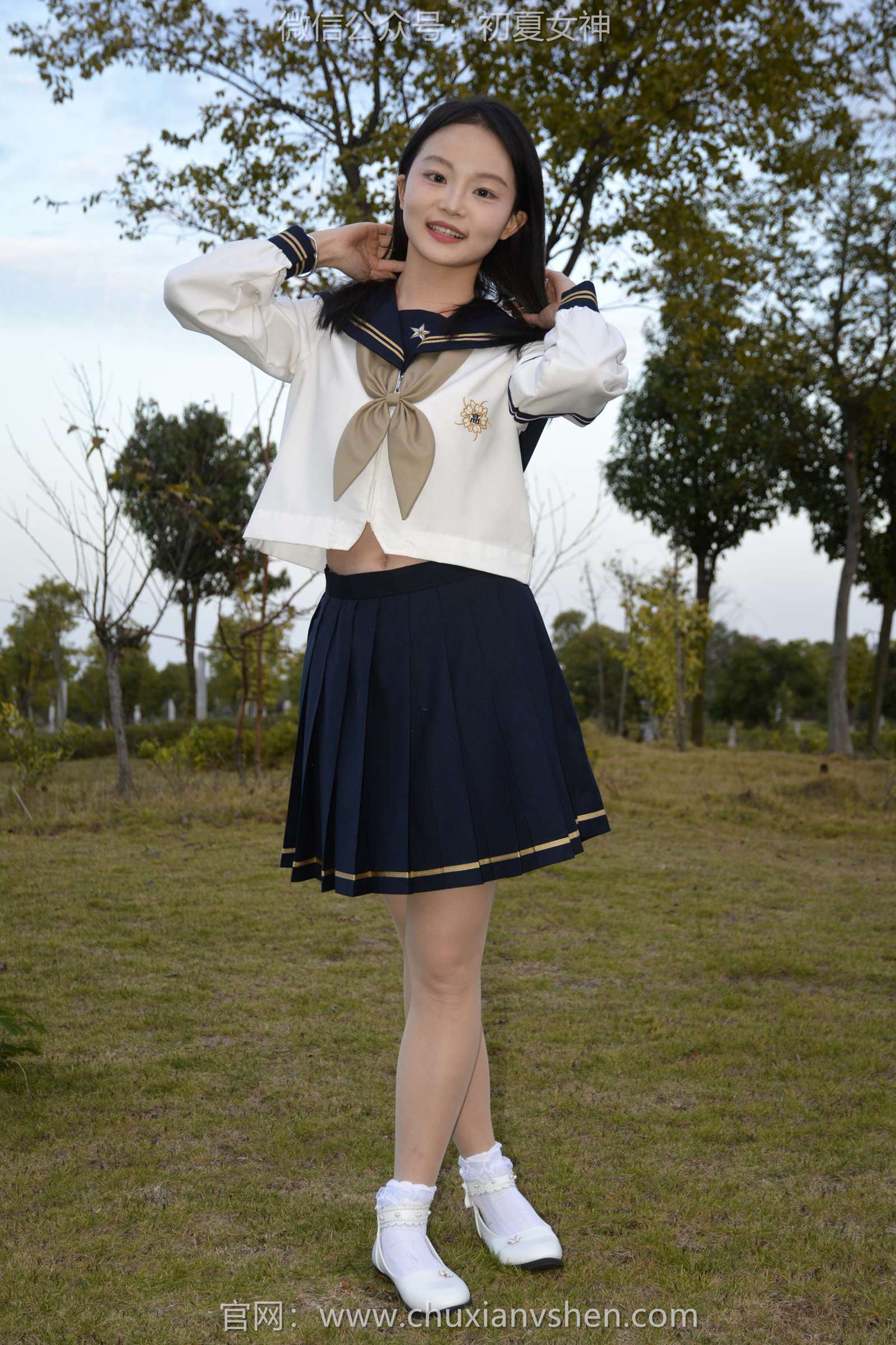 图片[51]-初夏女神 NO.113 双双 海军服JK[140P] – 速更版-美库