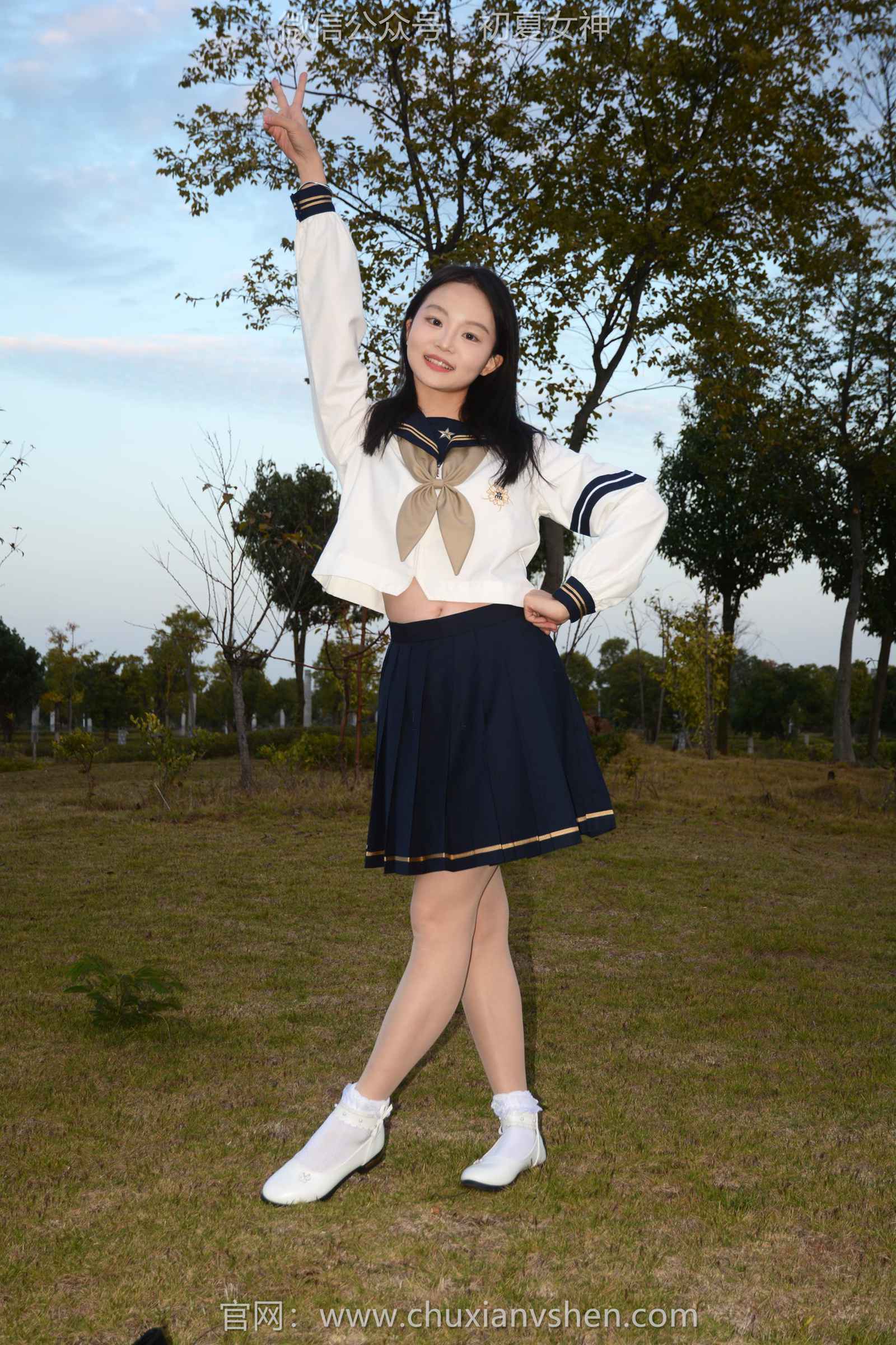 图片[53]-初夏女神 NO.113 双双 海军服JK[140P] – 速更版-美库