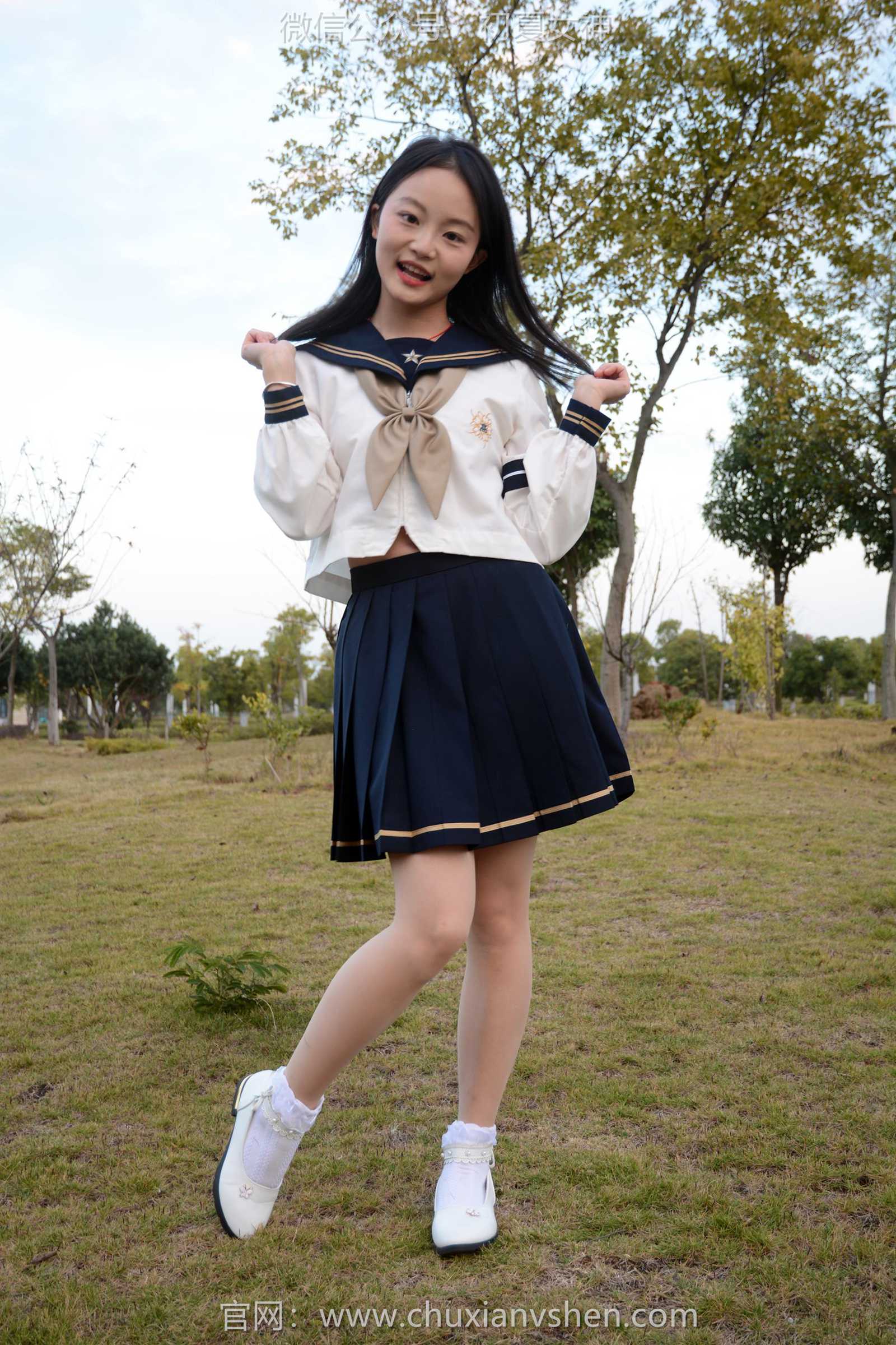 图片[57]-初夏女神 NO.113 双双 海军服JK[140P] – 速更版-美库