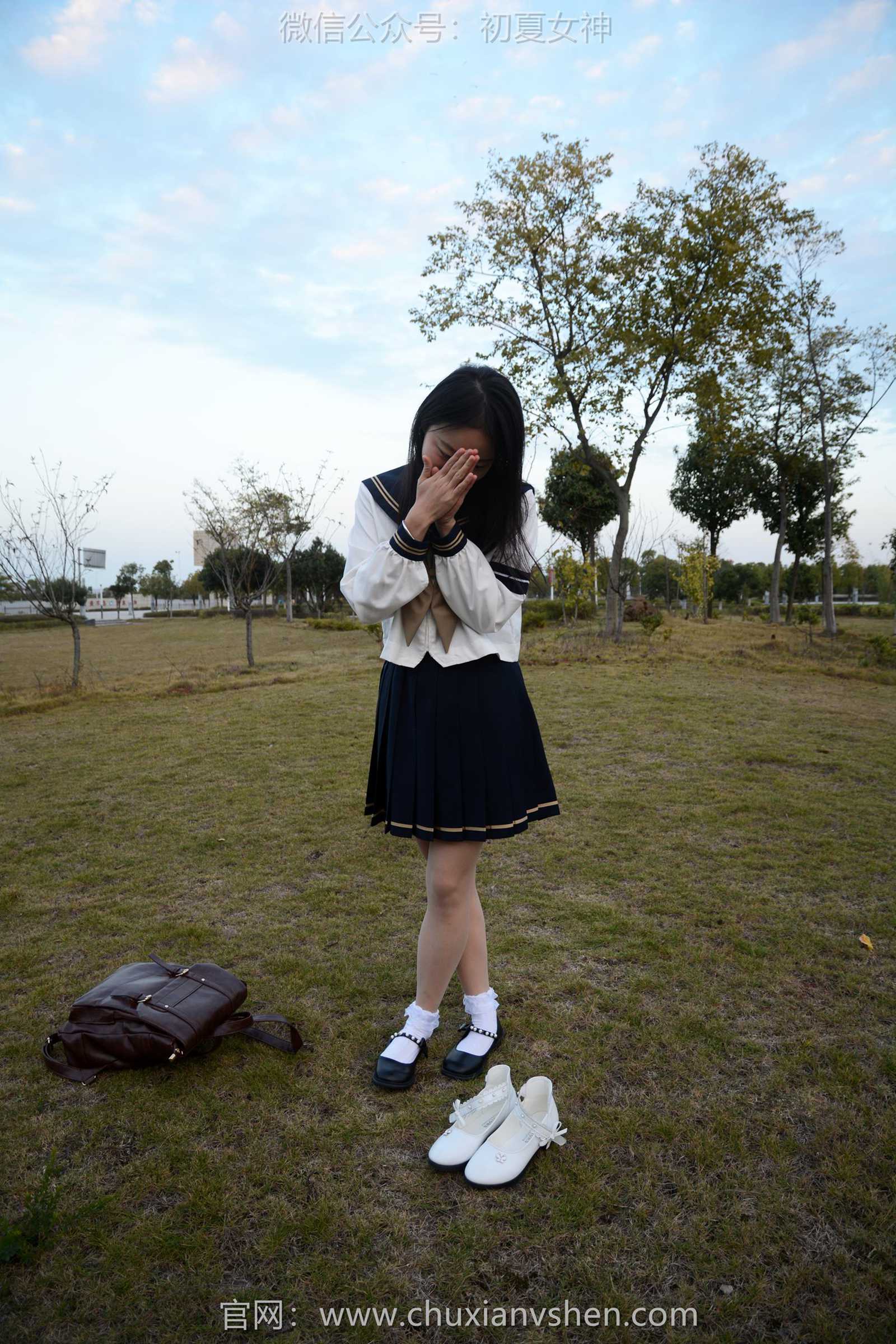 图片[61]-初夏女神 NO.113 双双 海军服JK[140P] – 速更版-美库