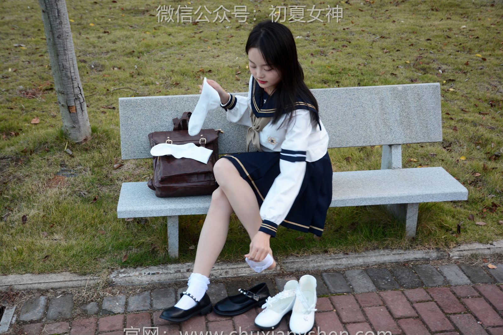 图片[64]-初夏女神 NO.113 双双 海军服JK[140P] – 速更版-美库