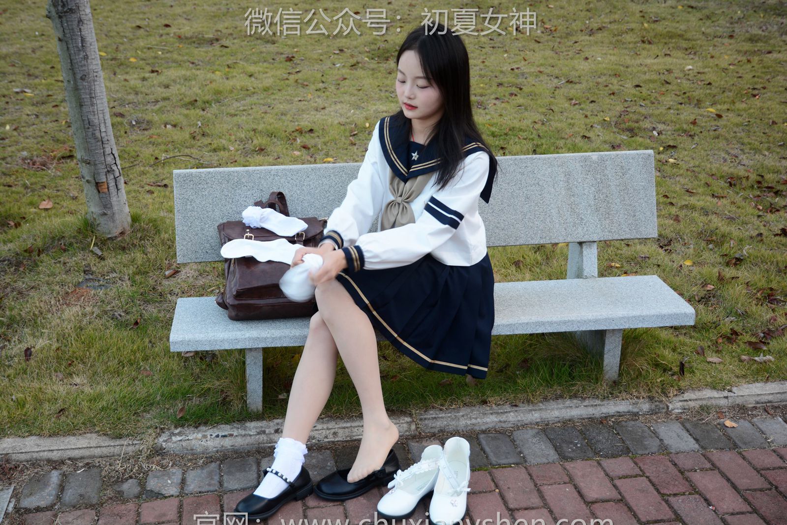 图片[66]-初夏女神 NO.113 双双 海军服JK[140P] – 速更版-美库