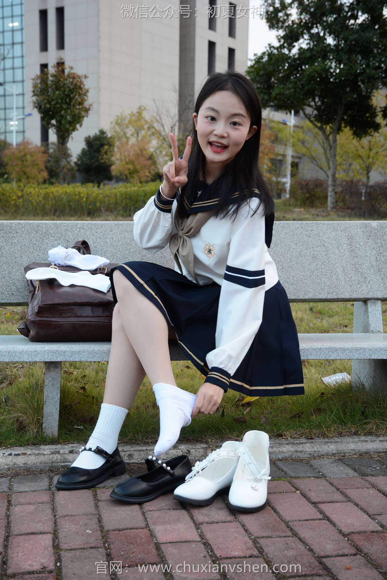 图片[71]-初夏女神 NO.113 双双 海军服JK[140P] – 速更版-美库