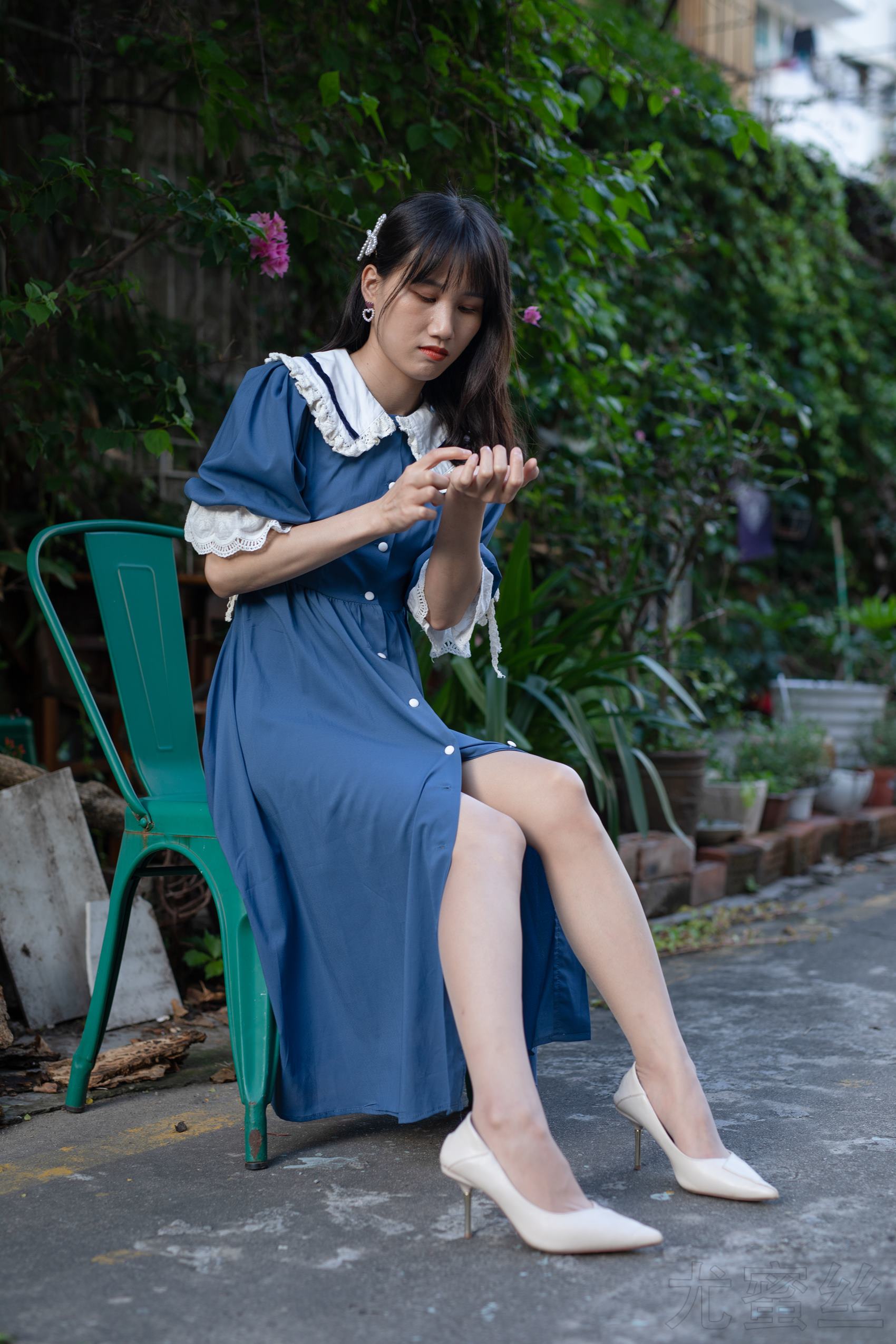 图片[15]-尤蜜丝  穿搭推广展示图集 蓝色回忆[73P] – 速更版-美库