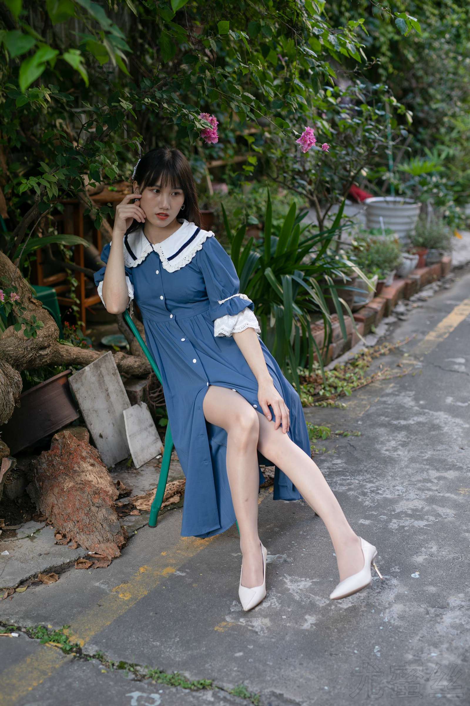 图片[18]-尤蜜丝  穿搭推广展示图集 蓝色回忆[73P] – 速更版-美库