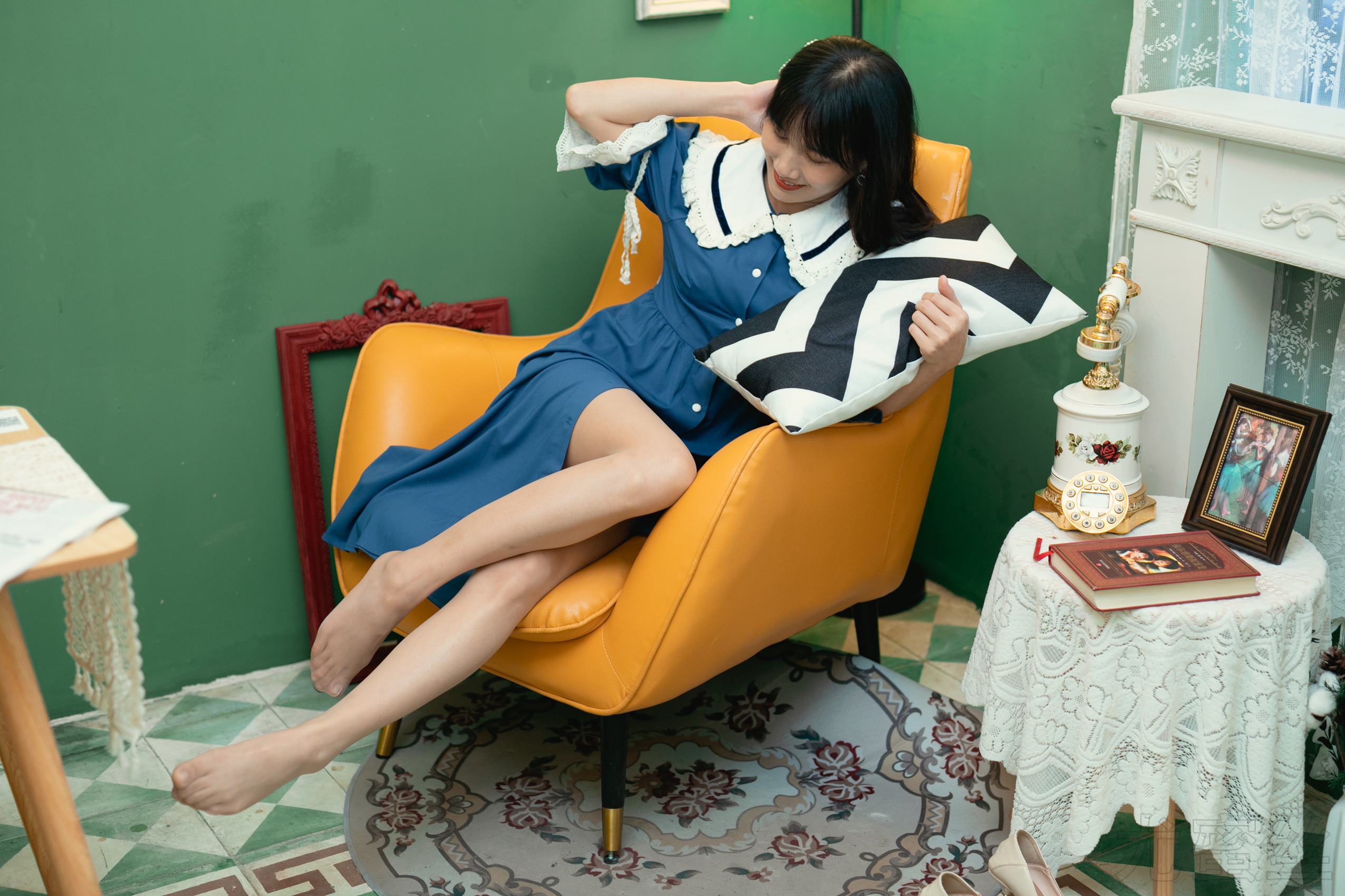 图片[47]-尤蜜丝  穿搭推广展示图集 蓝色回忆[73P] – 速更版-美库