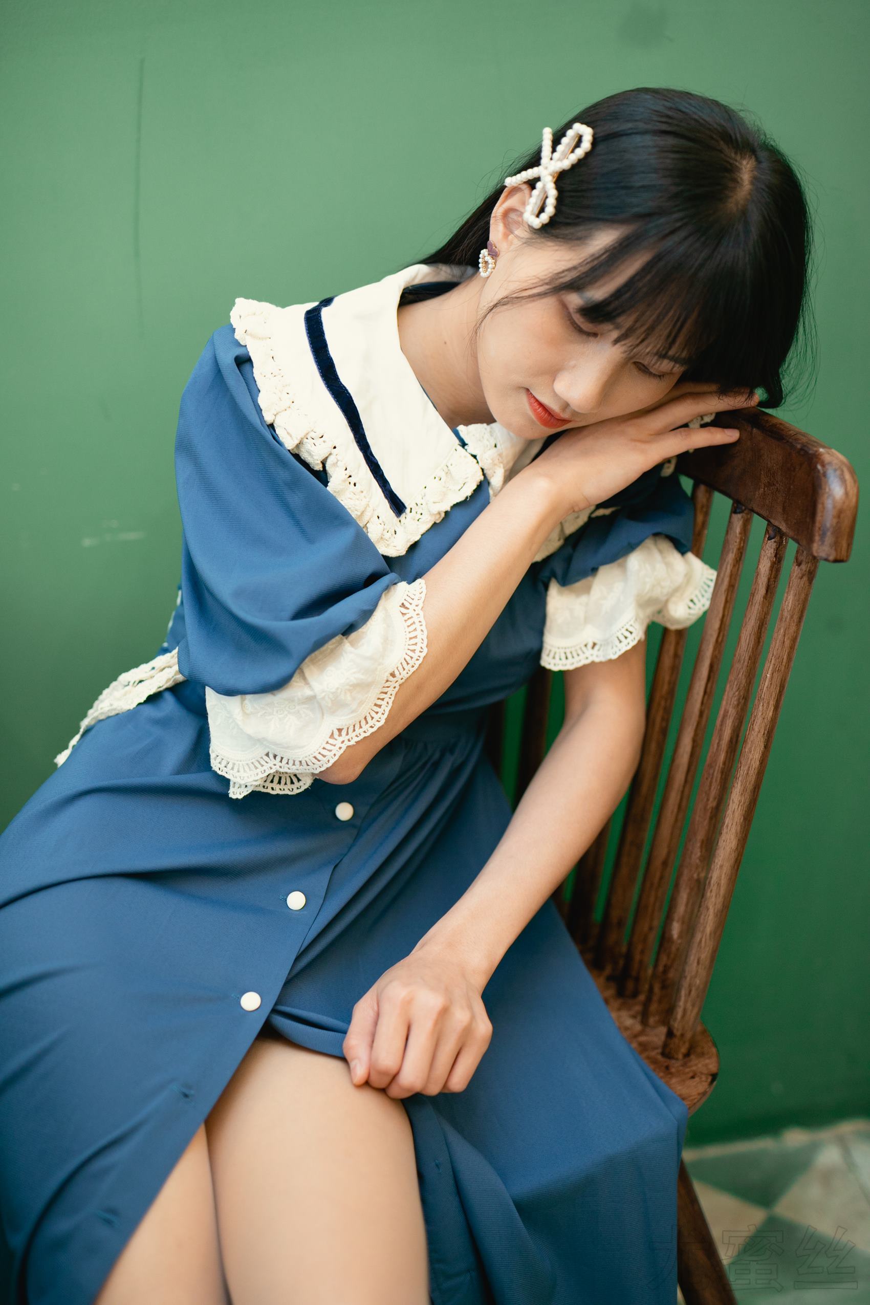 图片[55]-尤蜜丝  穿搭推广展示图集 蓝色回忆[73P] – 速更版-美库