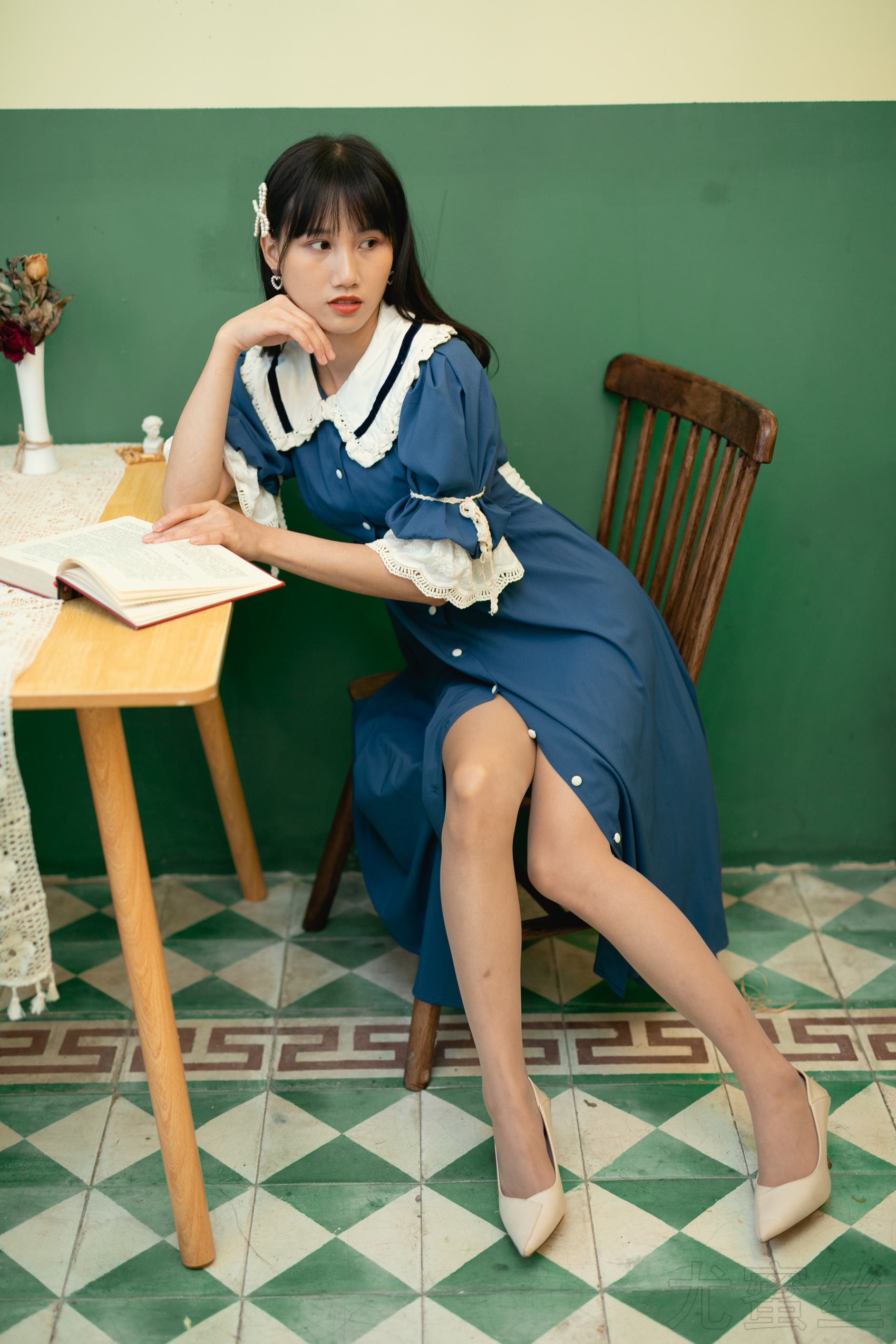 图片[62]-尤蜜丝  穿搭推广展示图集 蓝色回忆[73P] – 速更版-美库