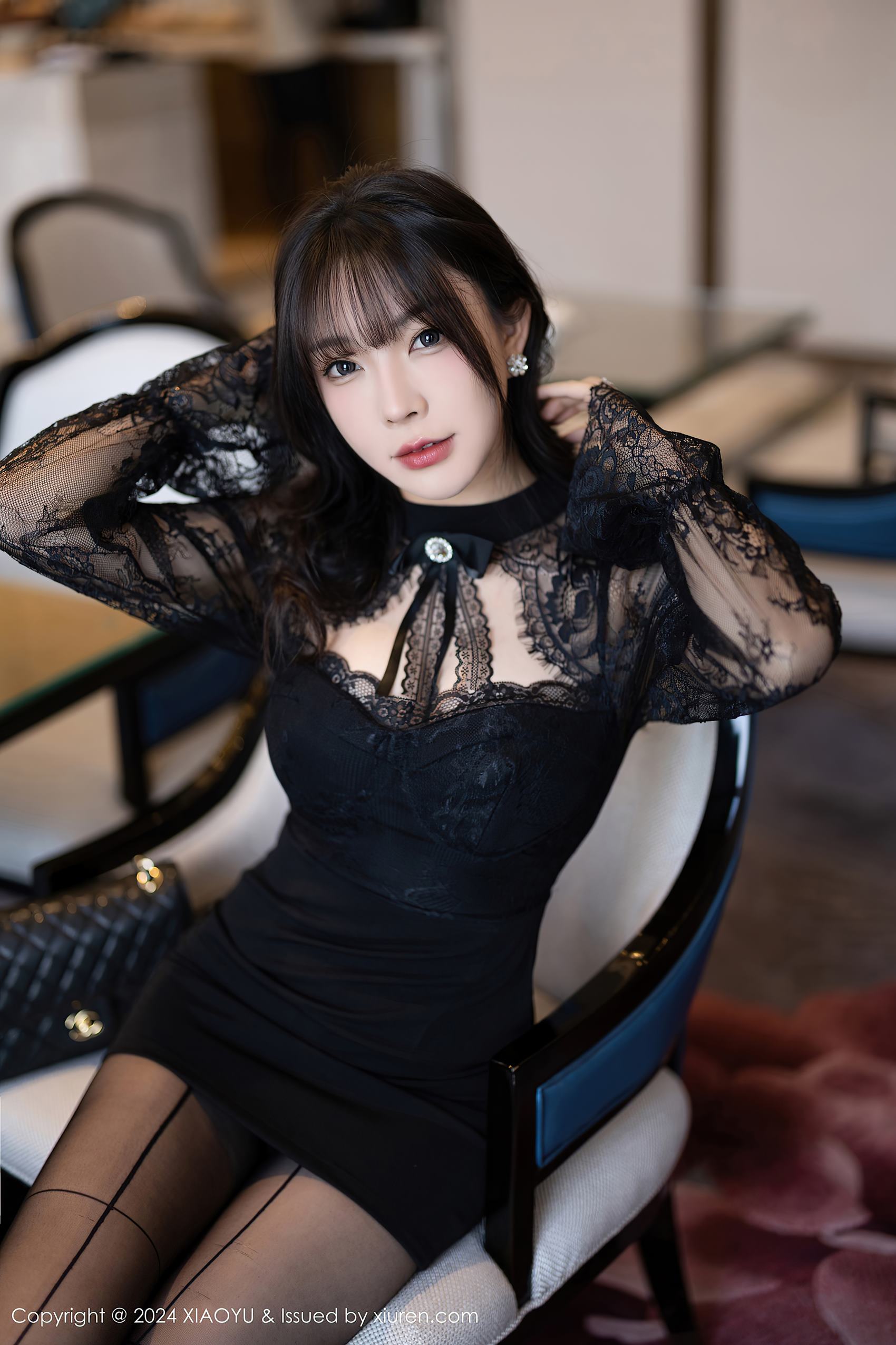 图片[21]-[XIAOYU语画界]2024.03.20 VOL.1221 徐莉芝Booty 我的个性黑丝 [34+1P] – 速更版-美库