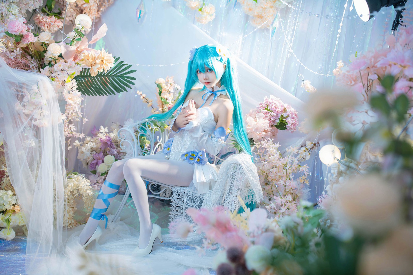 图片[12]-艾西aiwest  – 初音 粉蝶花[42P] – 速更版-美库