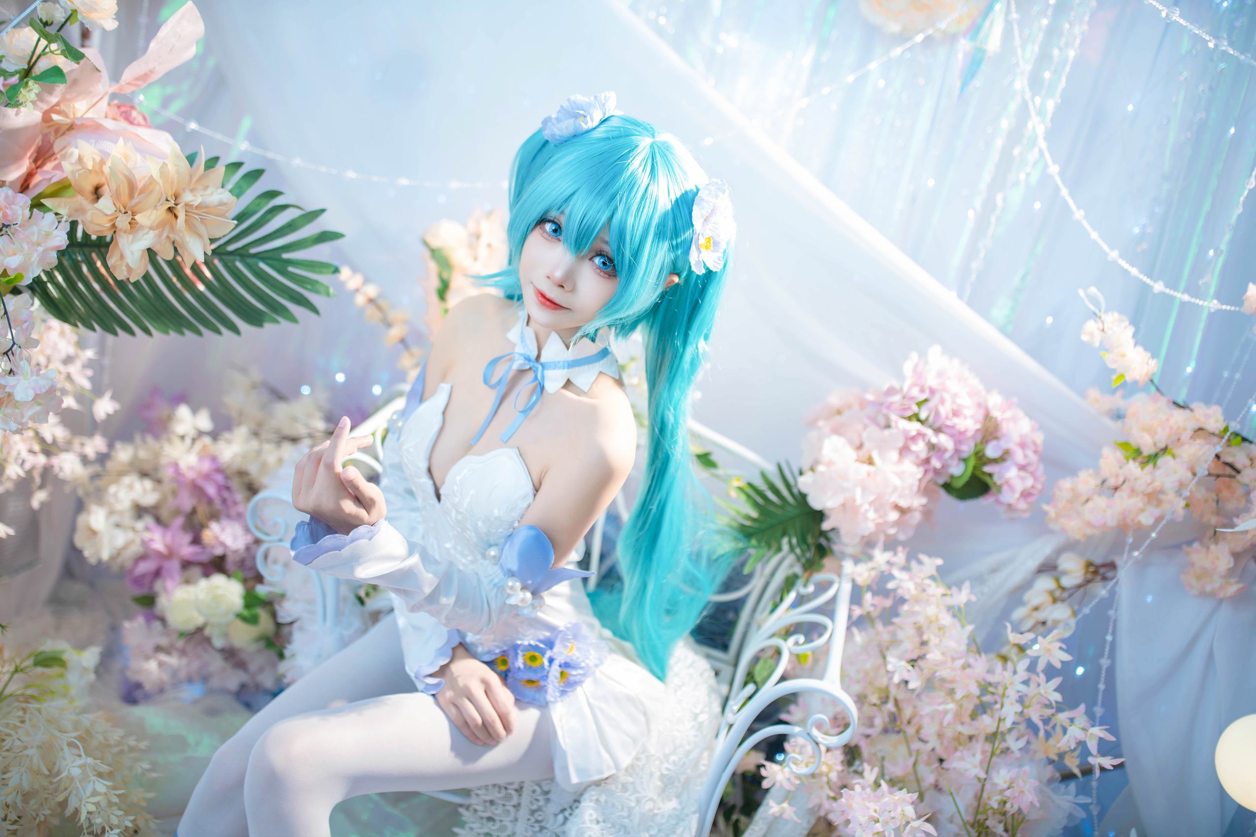 图片[14]-艾西aiwest  – 初音 粉蝶花[42P] – 速更版-美库