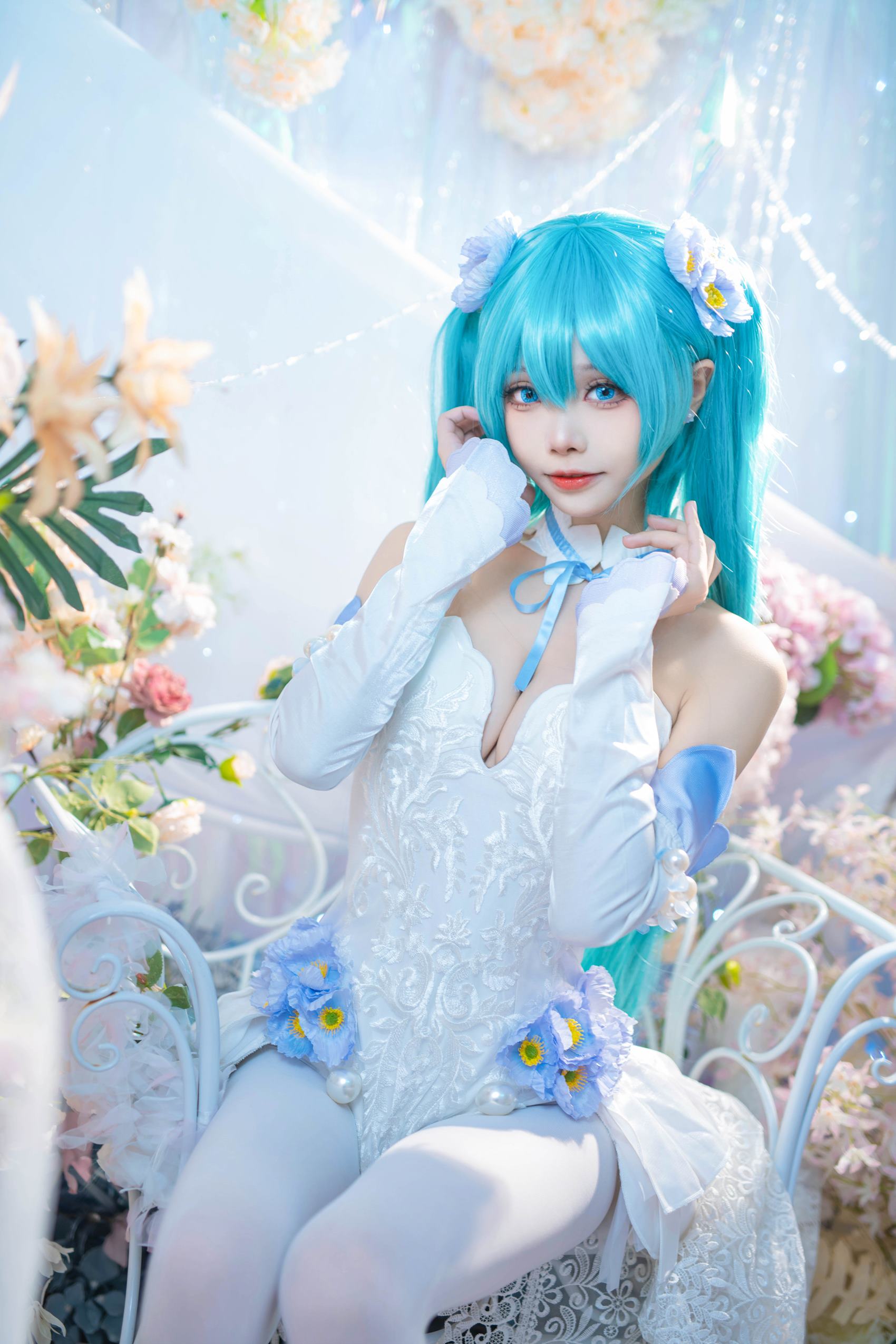 图片[15]-艾西aiwest  – 初音 粉蝶花[42P] – 速更版-美库