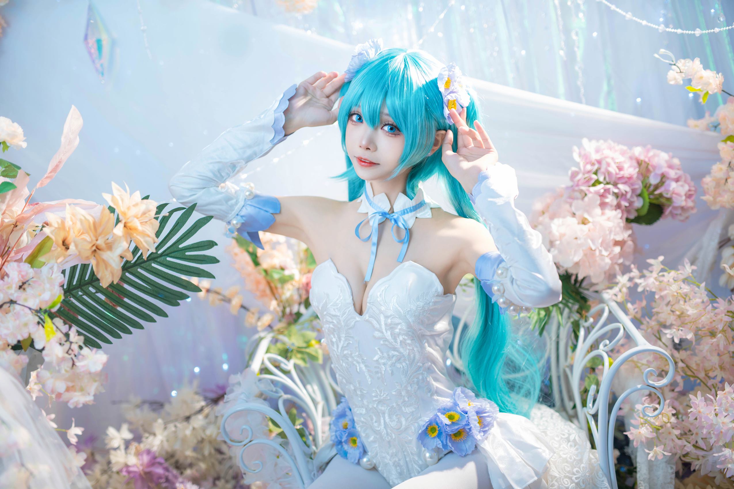 图片[17]-艾西aiwest  – 初音 粉蝶花[42P] – 速更版-美库