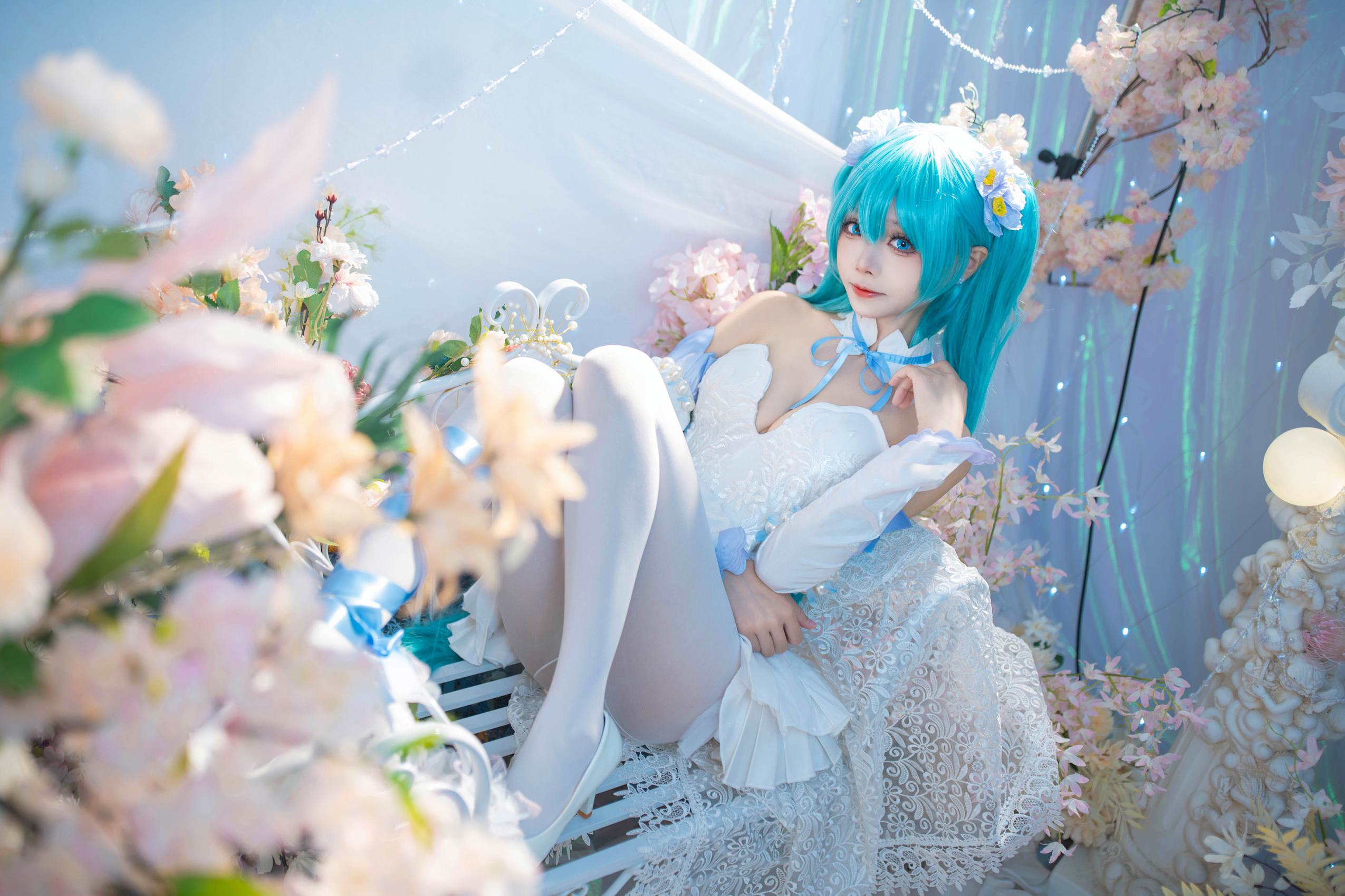 图片[21]-艾西aiwest  – 初音 粉蝶花[42P] – 速更版-美库