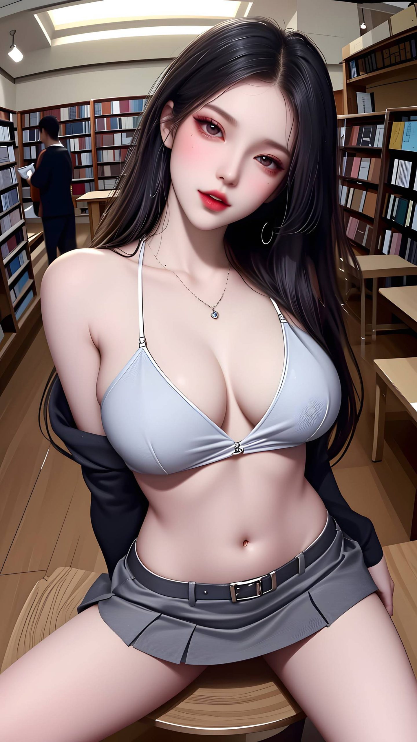 图片[13]-AI绘画 244 波塞西制服[24P] – 速更版-美库