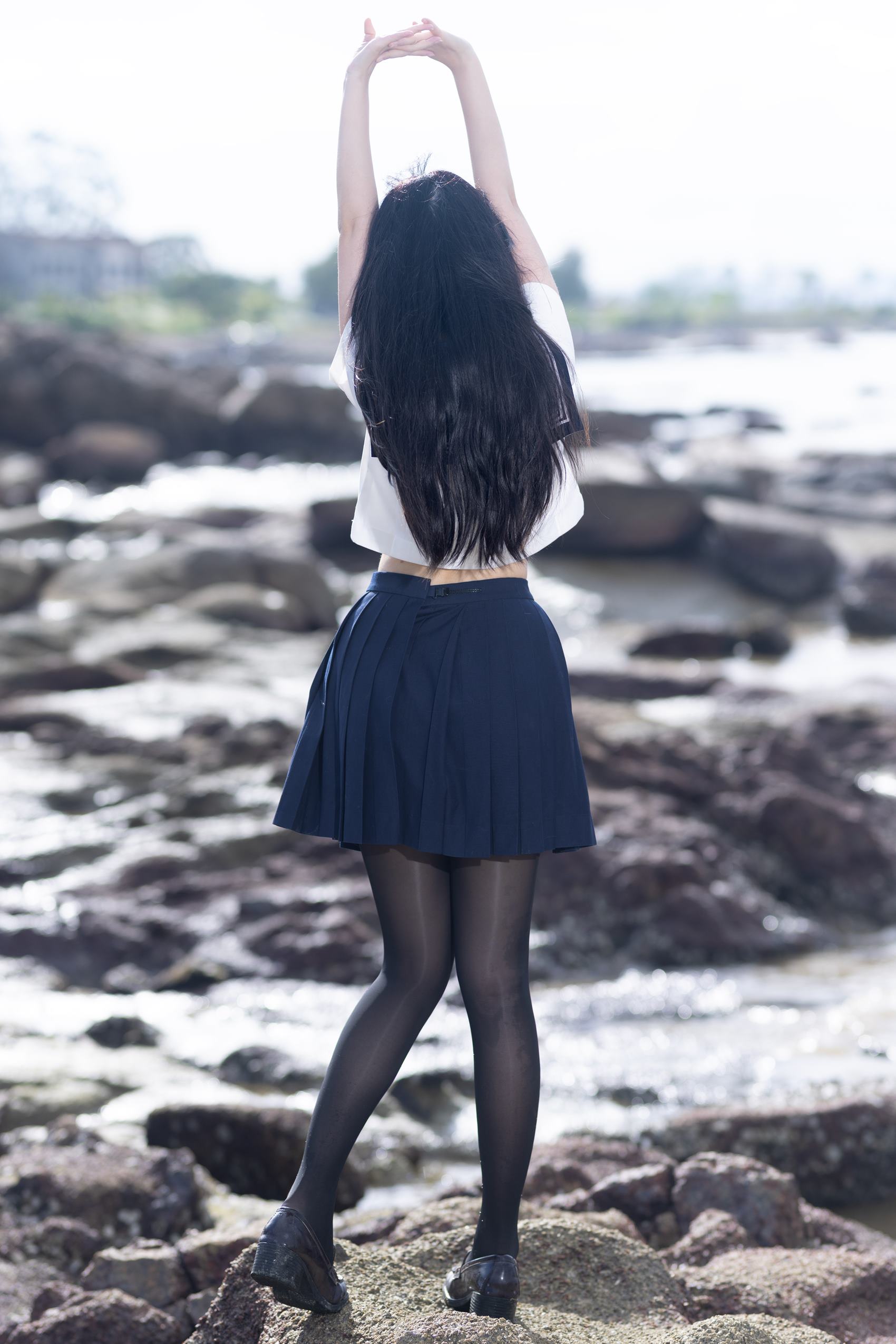 图片[22]-不呆猫  × 三無人型 – 水手服百合黑丝[31P] – 速更版-美库