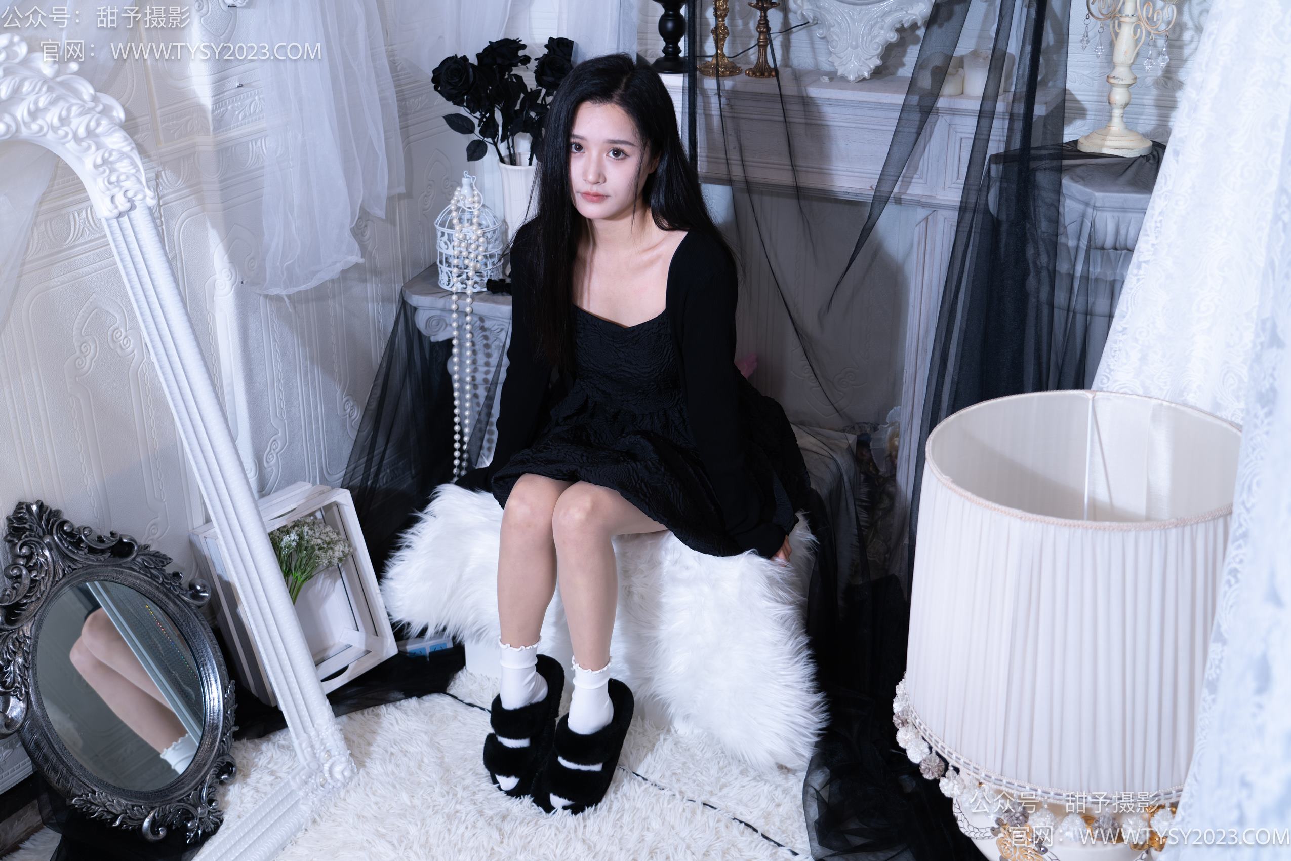 图片[14]-甜予摄影 NO.002 澜澜-拖鞋、白棉袜、肉丝-脚尖加固款[131P] – 速更版-美库