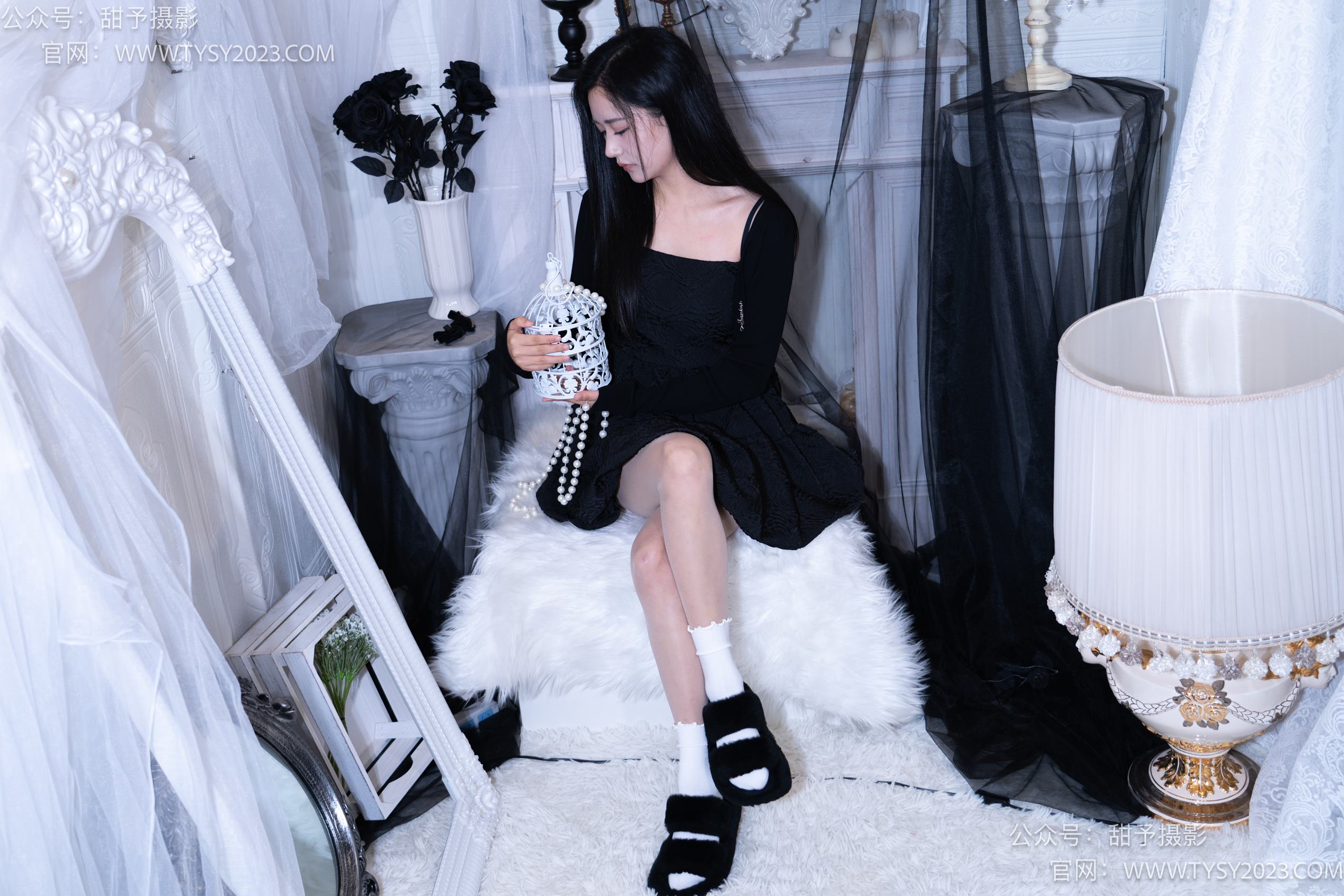 图片[25]-甜予摄影 NO.002 澜澜-拖鞋、白棉袜、肉丝-脚尖加固款[131P] – 速更版-美库