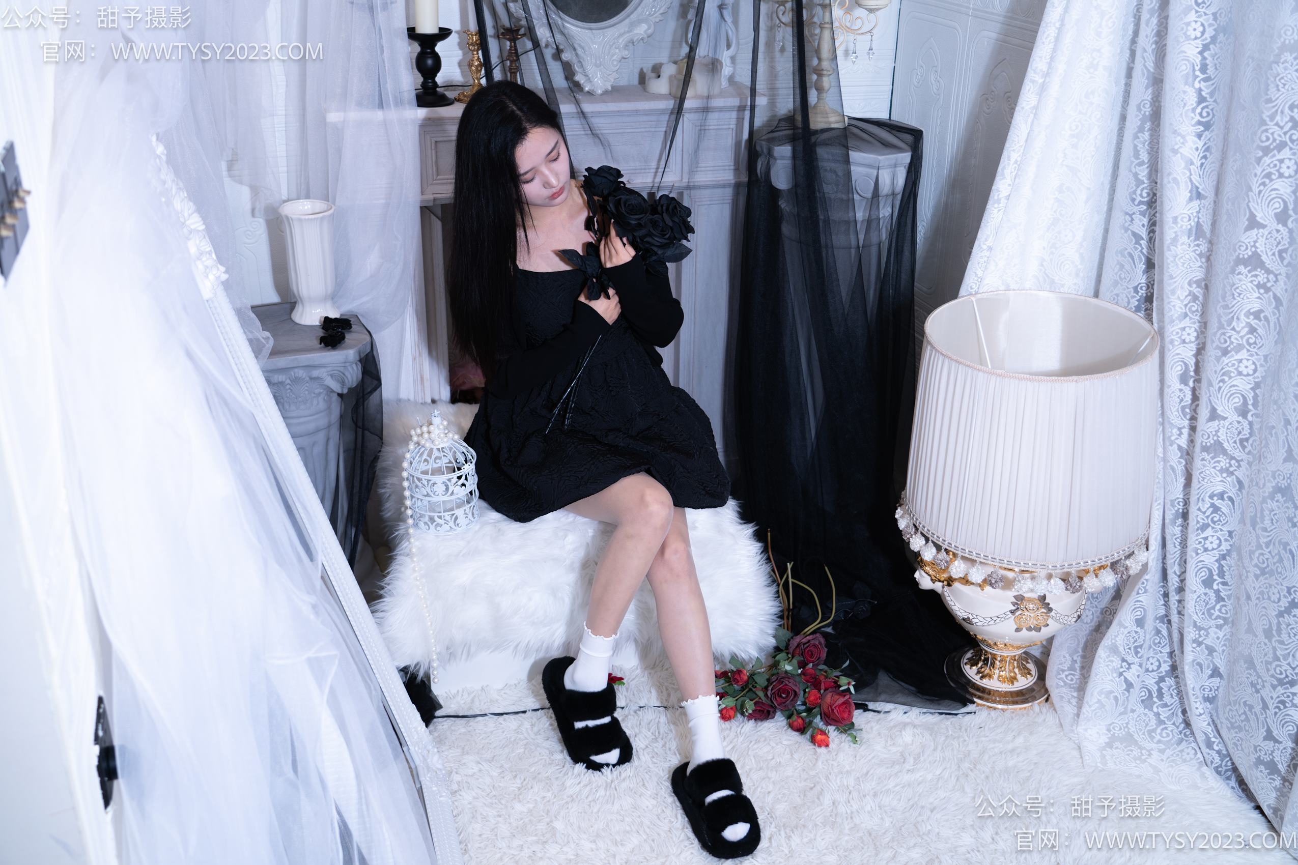 图片[32]-甜予摄影 NO.002 澜澜-拖鞋、白棉袜、肉丝-脚尖加固款[131P] – 速更版-美库