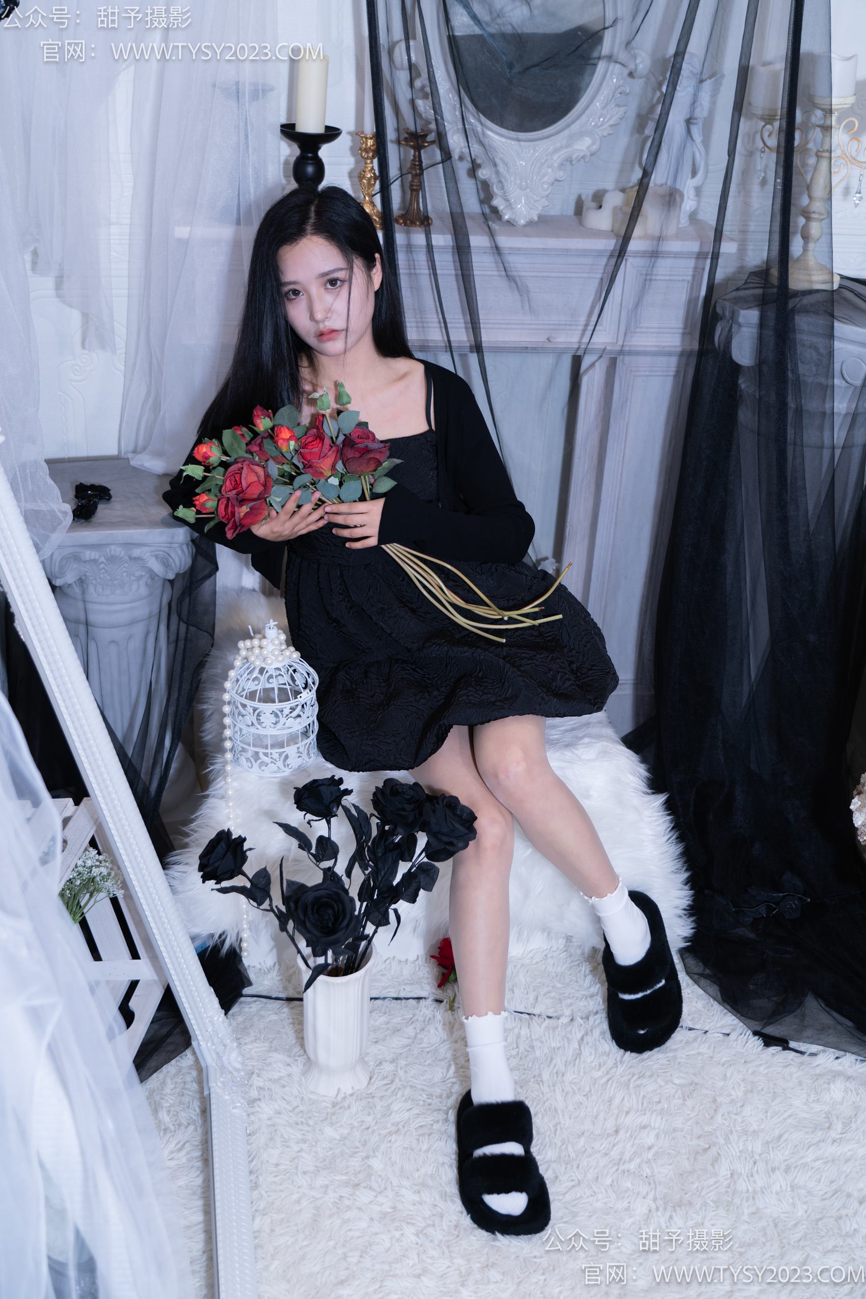 图片[36]-甜予摄影 NO.002 澜澜-拖鞋、白棉袜、肉丝-脚尖加固款[131P] – 速更版-美库