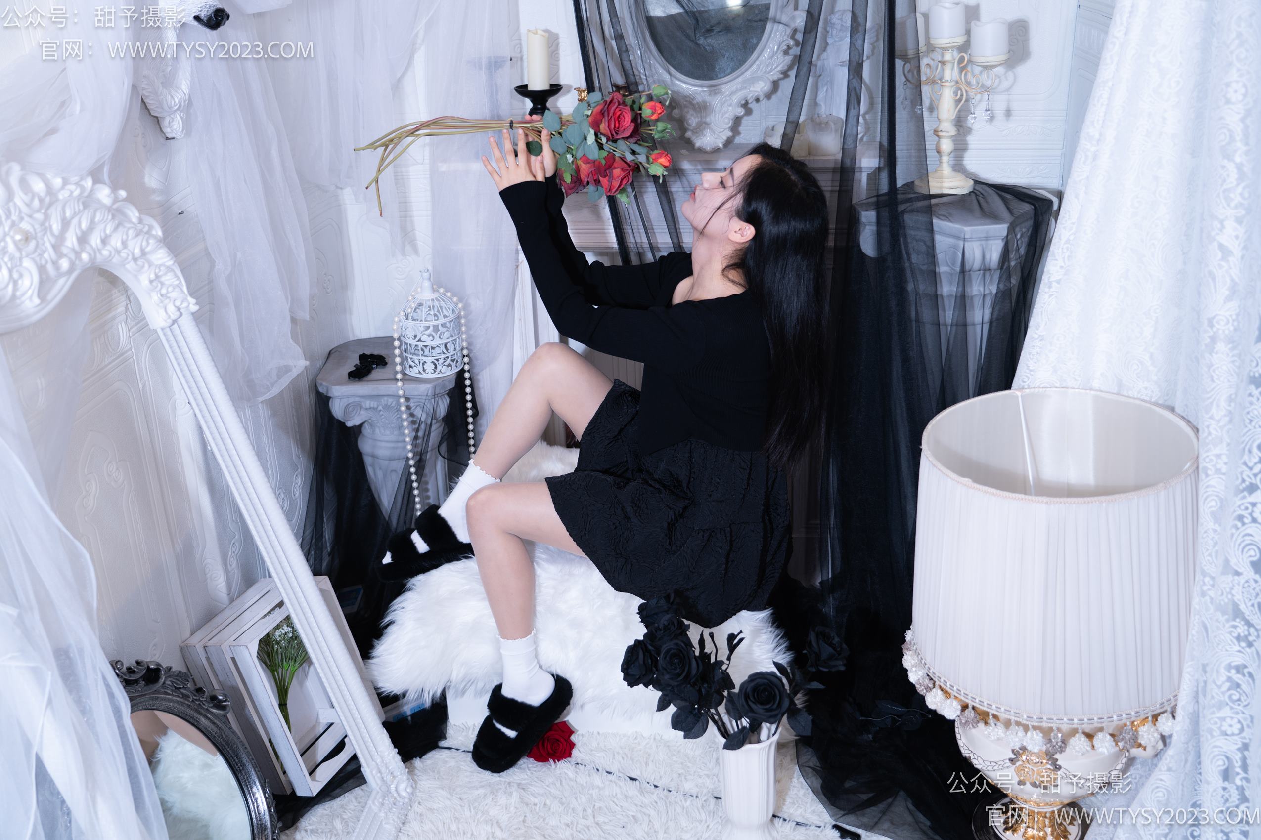 图片[39]-甜予摄影 NO.002 澜澜-拖鞋、白棉袜、肉丝-脚尖加固款[131P] – 速更版-美库