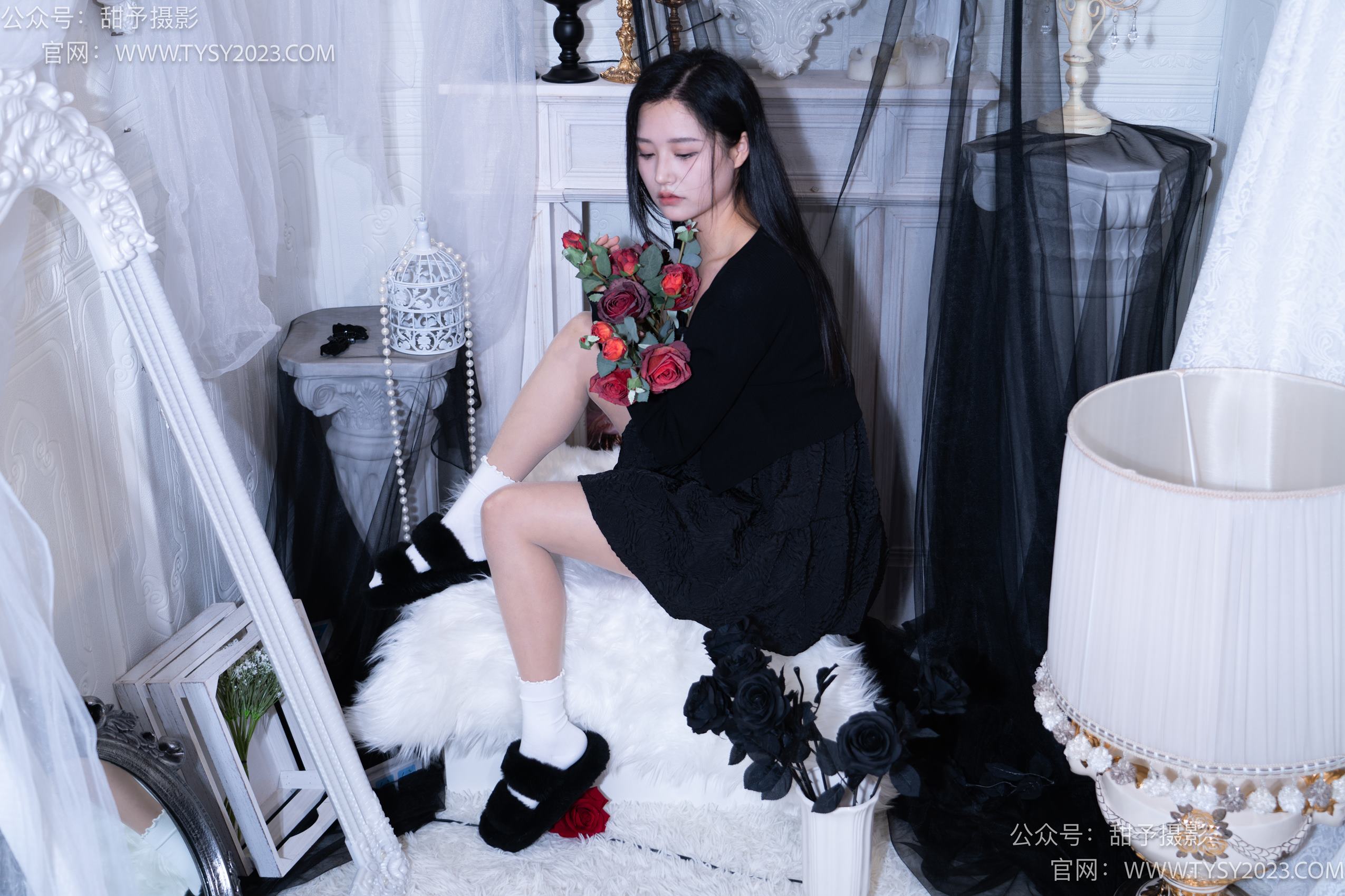 图片[40]-甜予摄影 NO.002 澜澜-拖鞋、白棉袜、肉丝-脚尖加固款[131P] – 速更版-美库