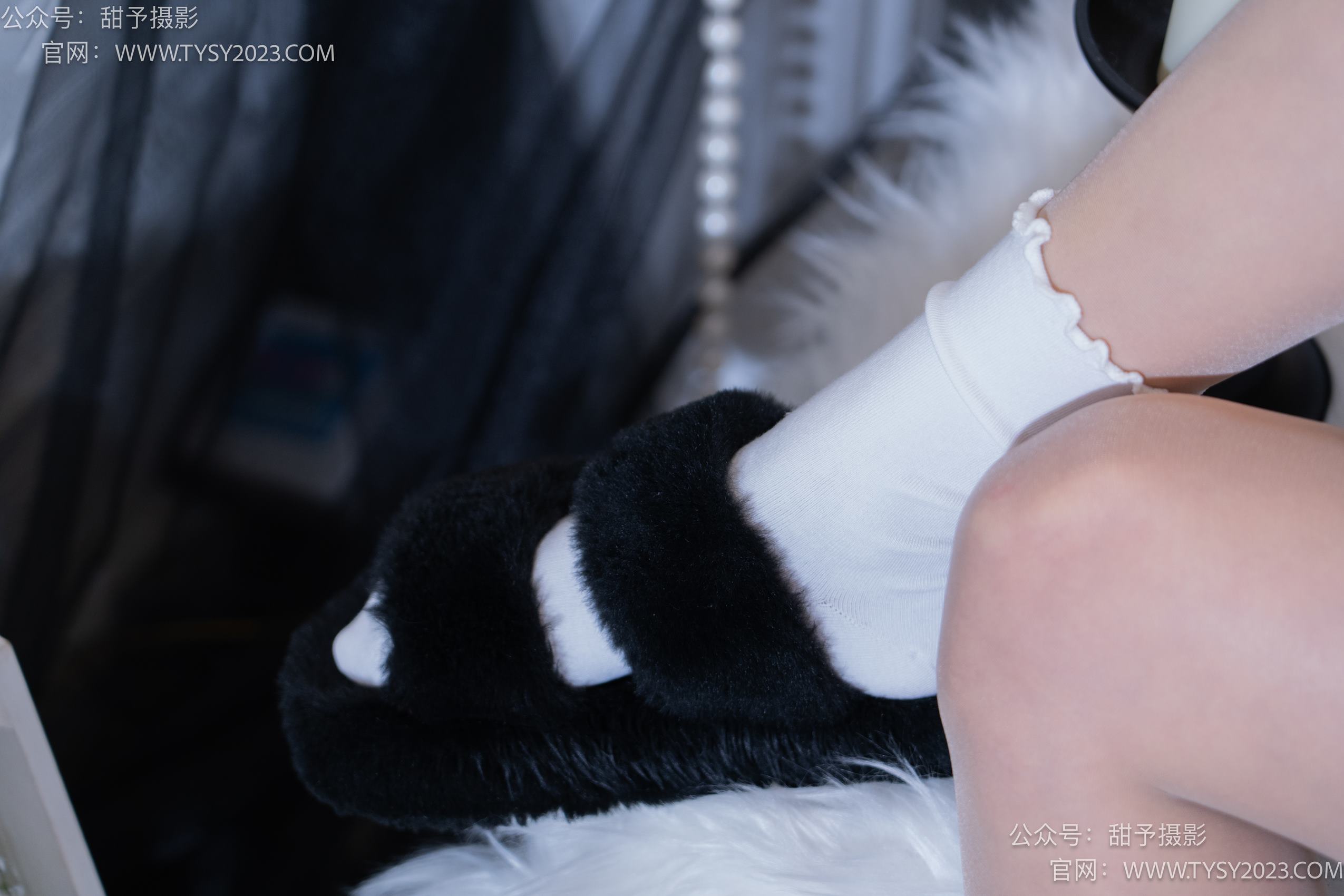 图片[43]-甜予摄影 NO.002 澜澜-拖鞋、白棉袜、肉丝-脚尖加固款[131P] – 速更版-美库