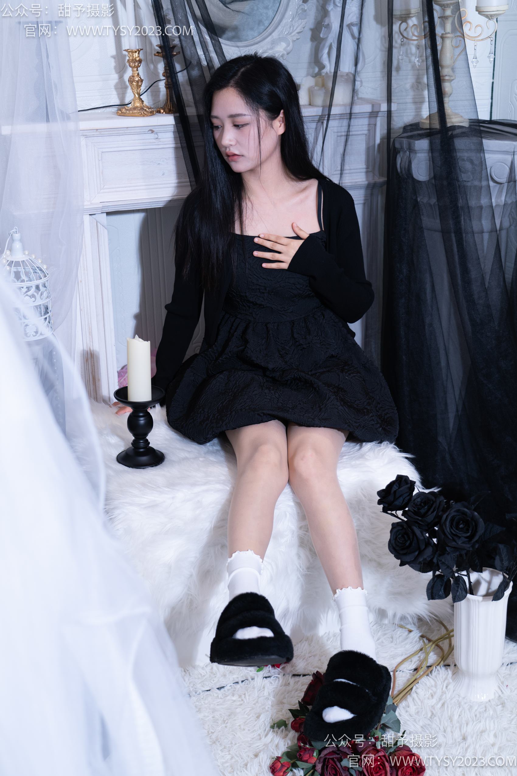 图片[45]-甜予摄影 NO.002 澜澜-拖鞋、白棉袜、肉丝-脚尖加固款[131P] – 速更版-美库