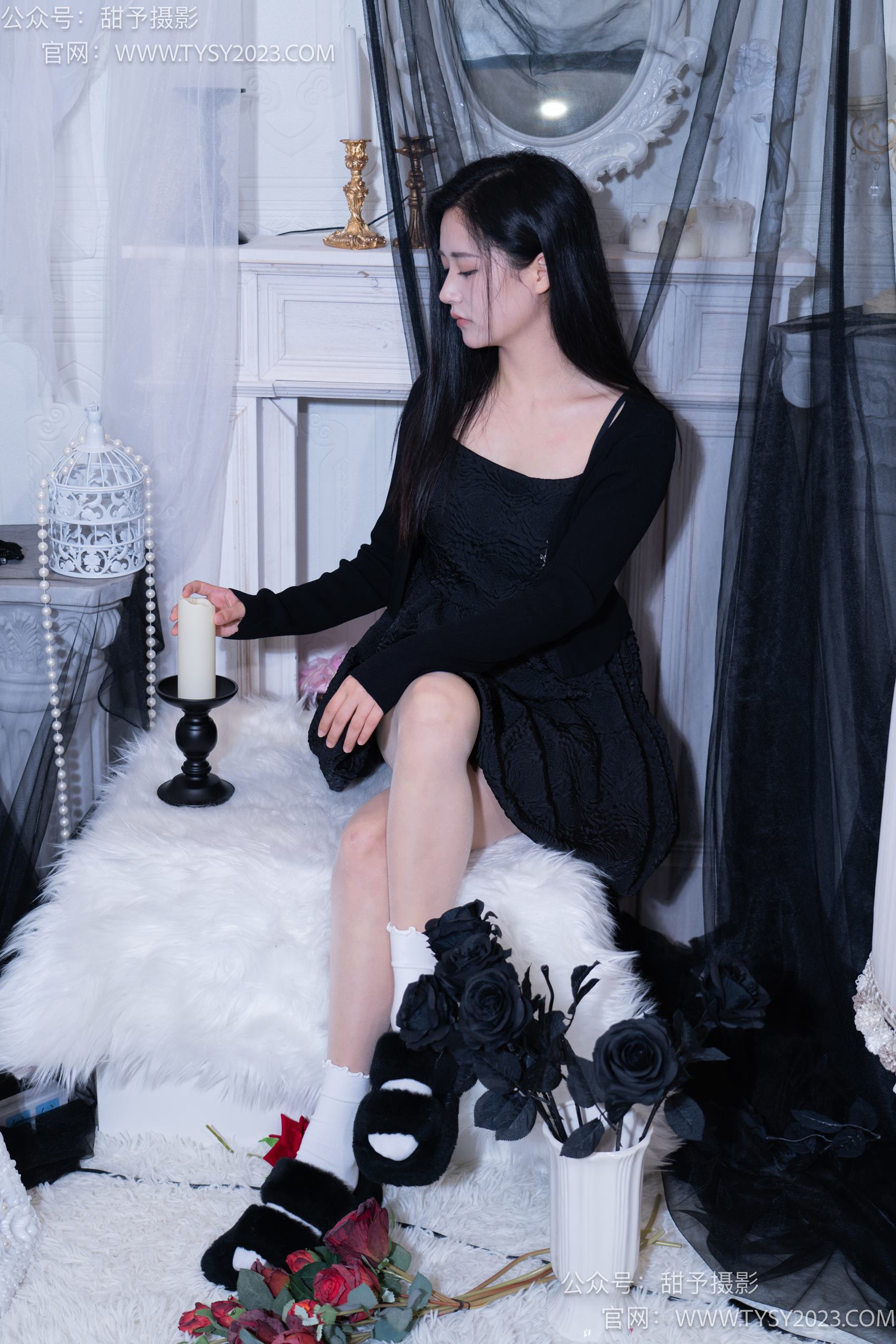 图片[48]-甜予摄影 NO.002 澜澜-拖鞋、白棉袜、肉丝-脚尖加固款[131P] – 速更版-美库