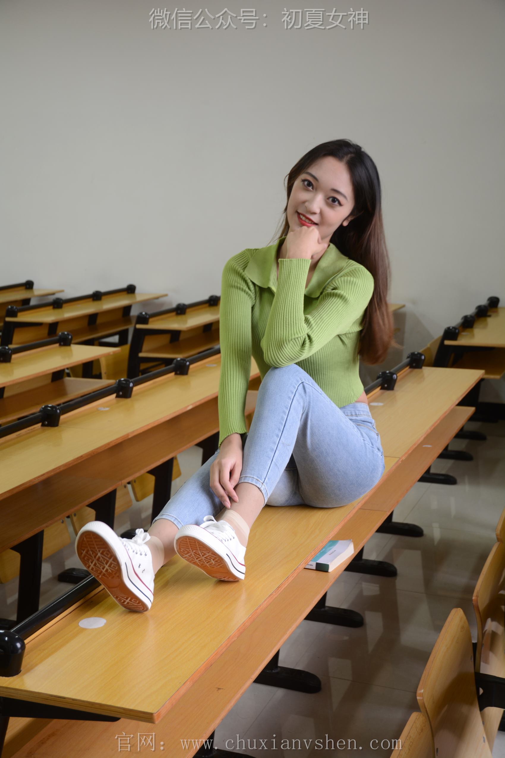 图片[13]-初夏女神 NO.116 依依 母校我来了[130P] – 速更版-美库