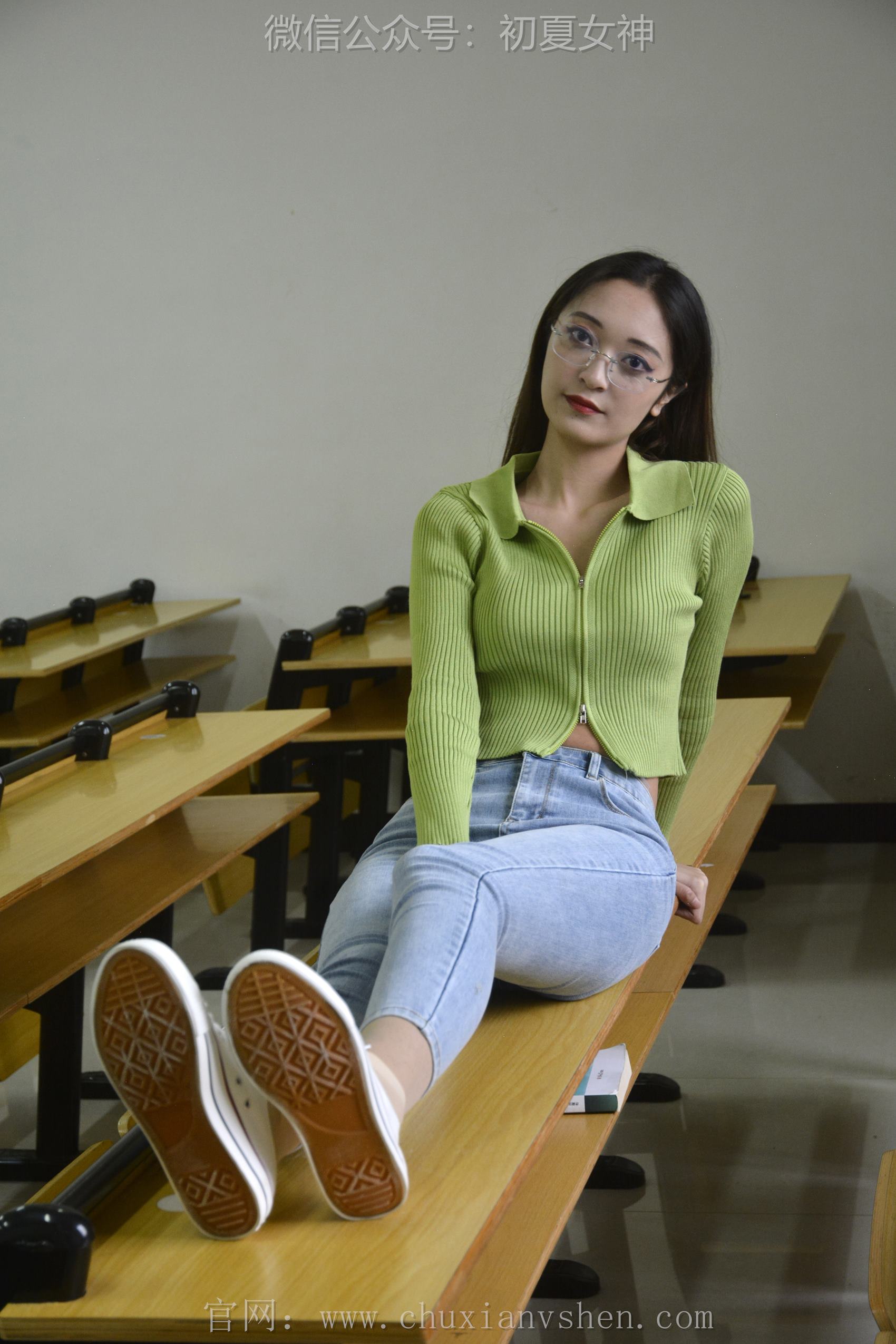 图片[42]-初夏女神 NO.116 依依 母校我来了[130P] – 速更版-美库