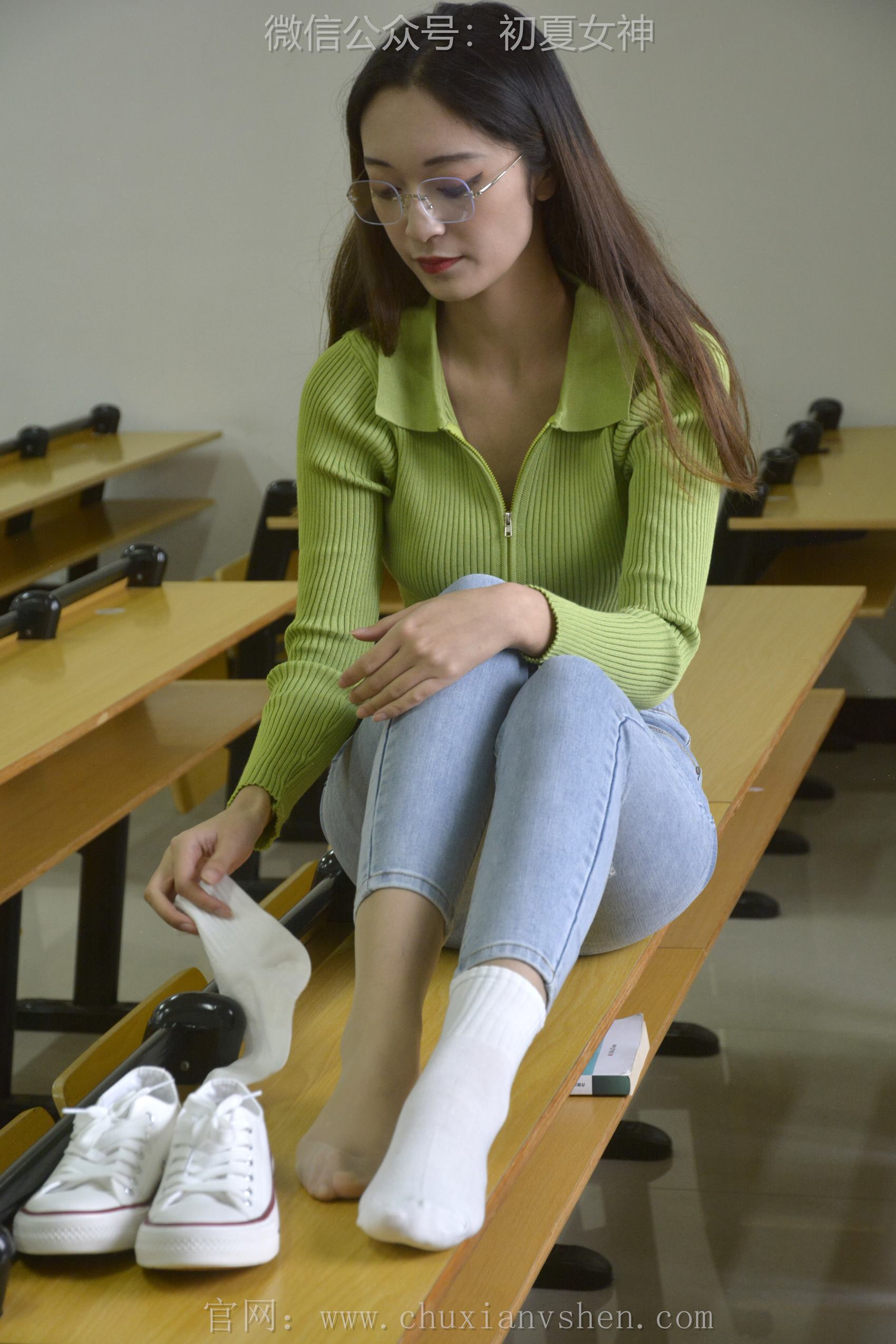 图片[49]-初夏女神 NO.116 依依 母校我来了[130P] – 速更版-美库