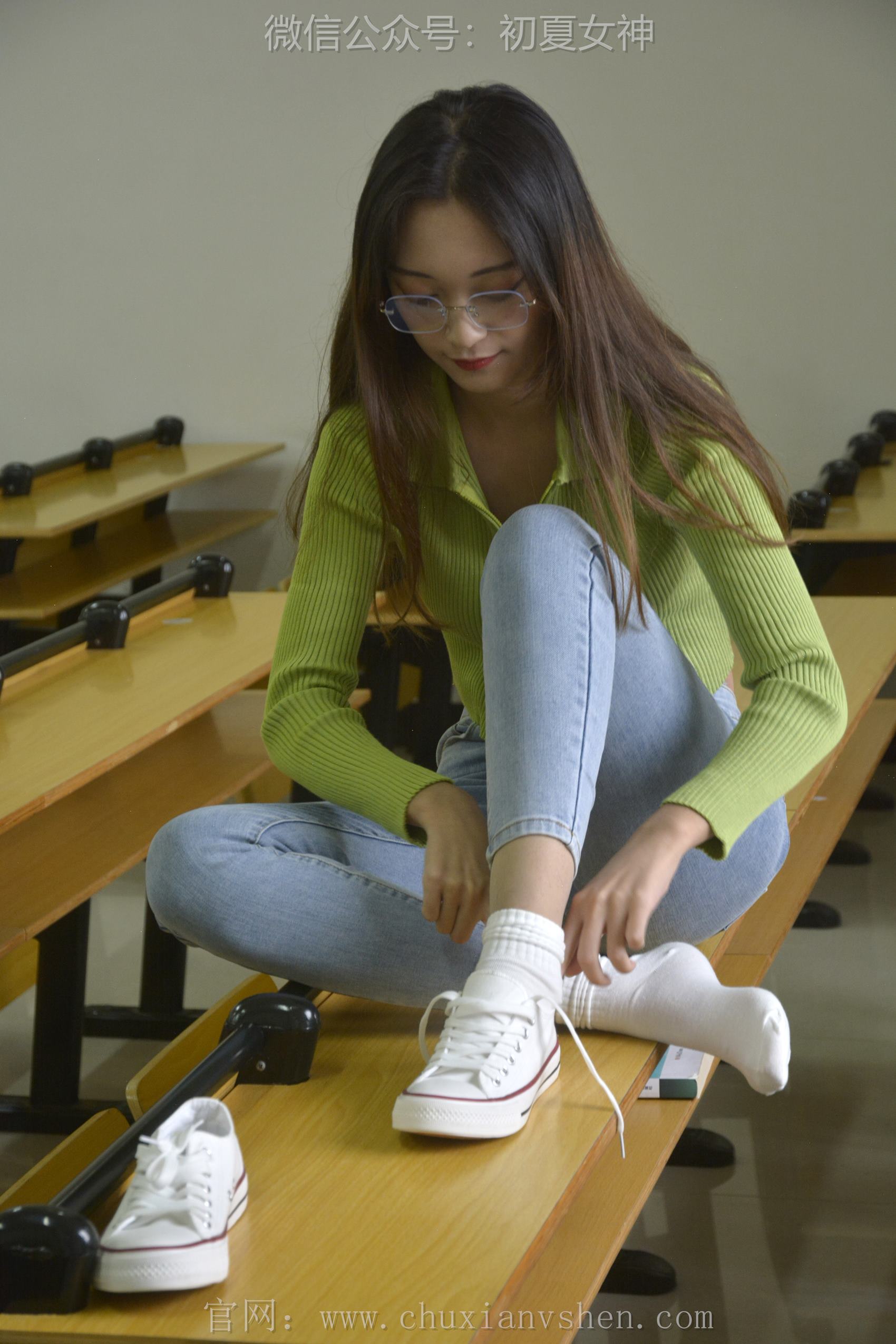 图片[68]-初夏女神 NO.116 依依 母校我来了[130P] – 速更版-美库