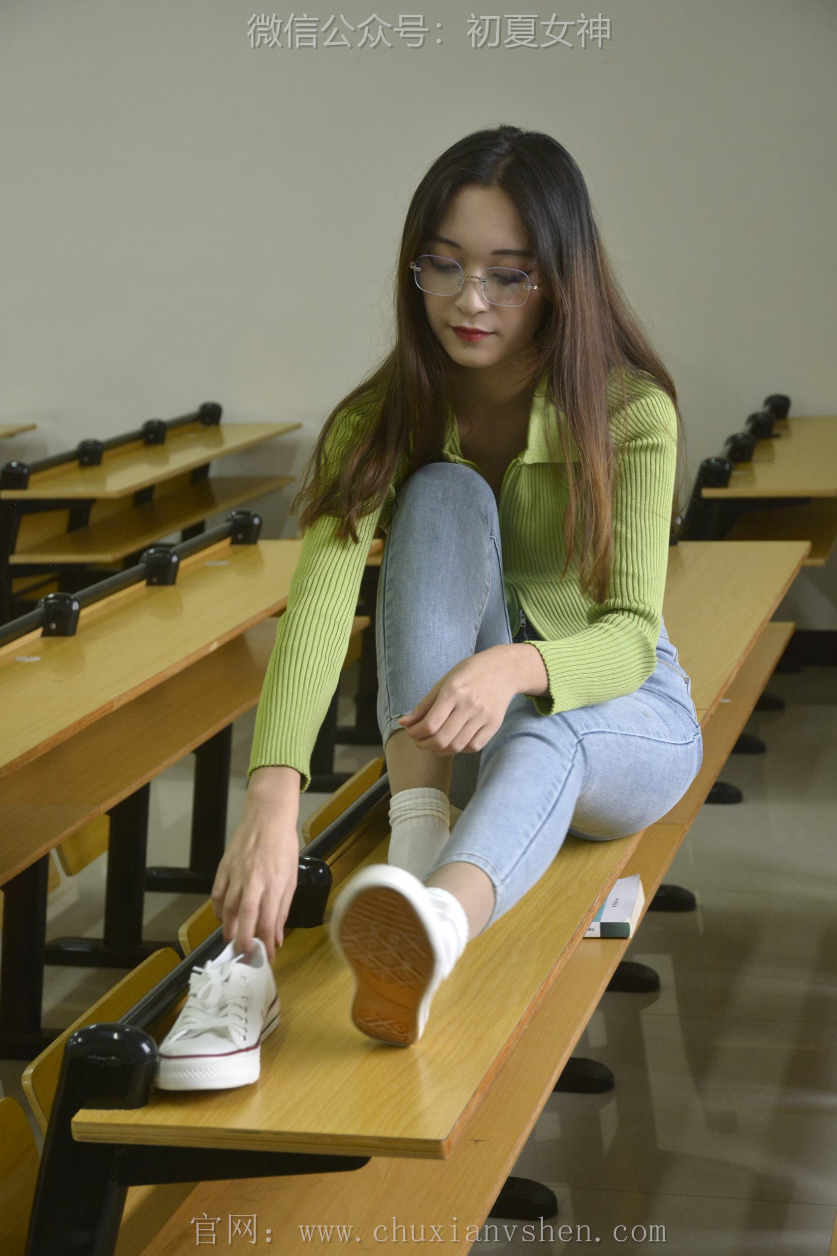 图片[72]-初夏女神 NO.116 依依 母校我来了[130P] – 速更版-美库